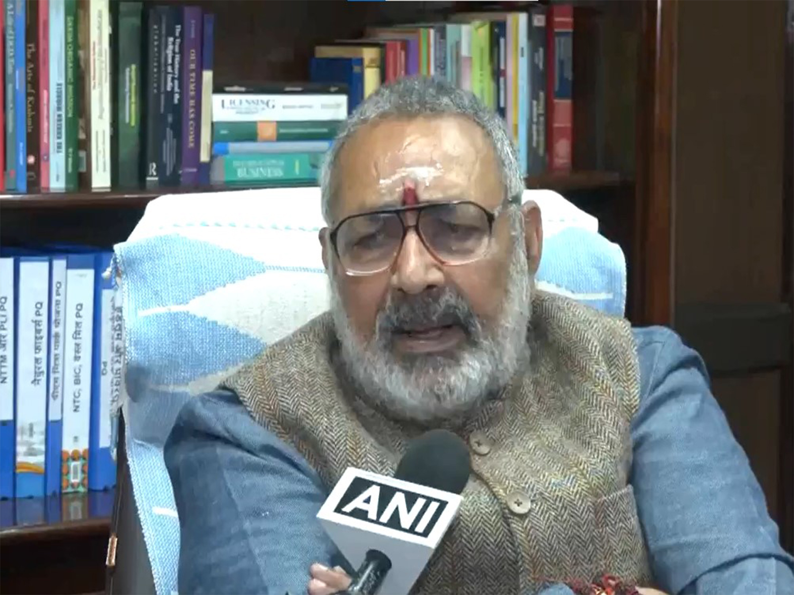 Union Minister Giriraj Singh (Photo/ANI)