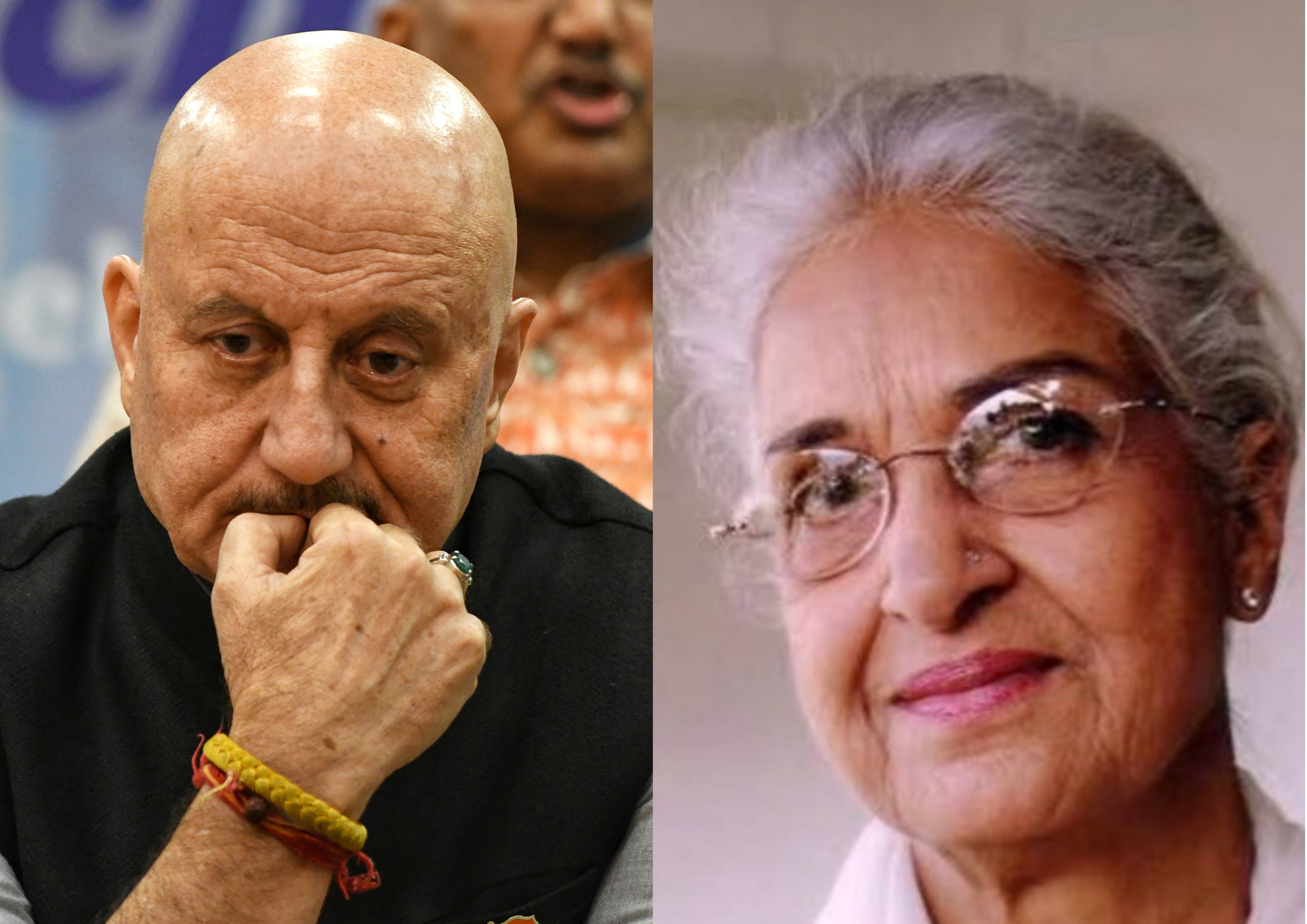 Anupam Kher pays tribute to Kamini Kaushal (Photo/ANI/X@AnupamPKher)