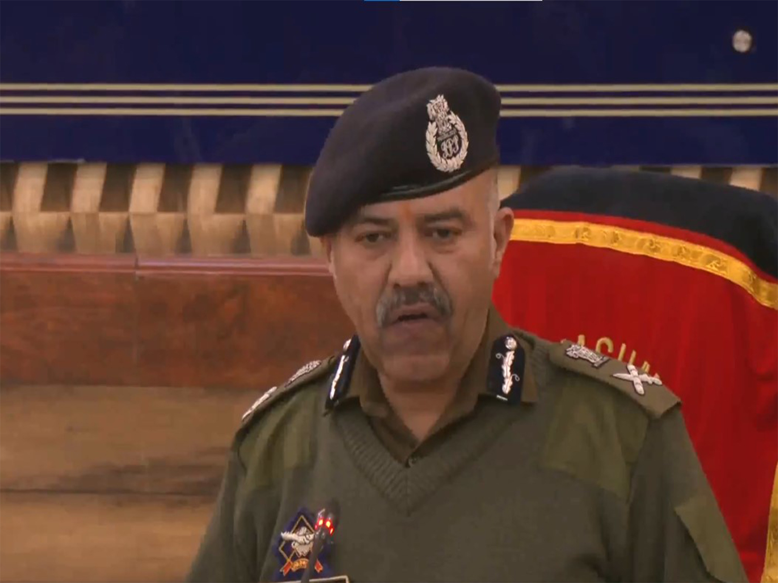 Jammu and Kashmir DGP Nalin Prabhat (Photo/ANI)