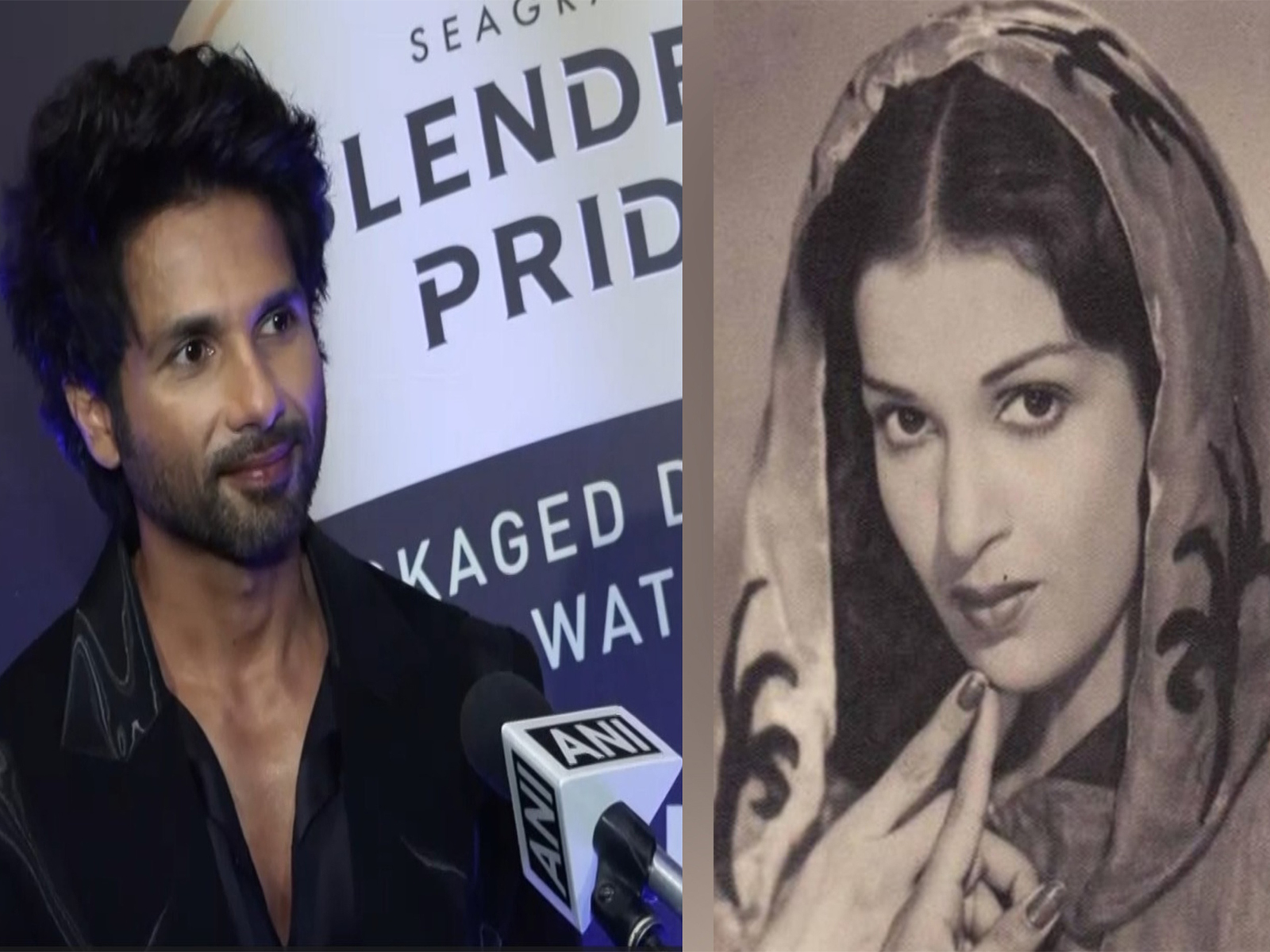 Shahid Kapoor (Image source/ ANI), Legendary actress Kamini Kaushal (Image source/ Instagram/ Kareena Kapoor Khan)