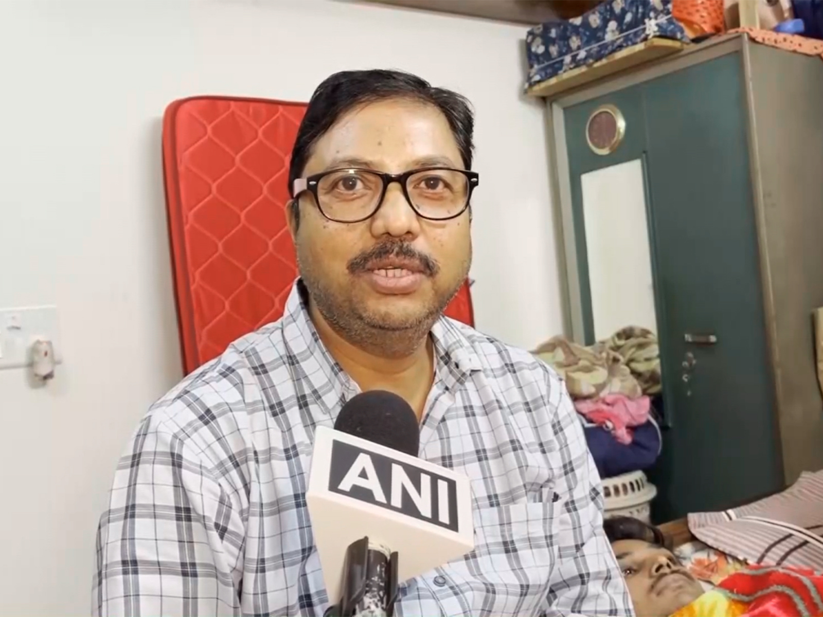 Manu Srivastava, father of Cancer patient Ansh Srivastava (Photo/ANI)