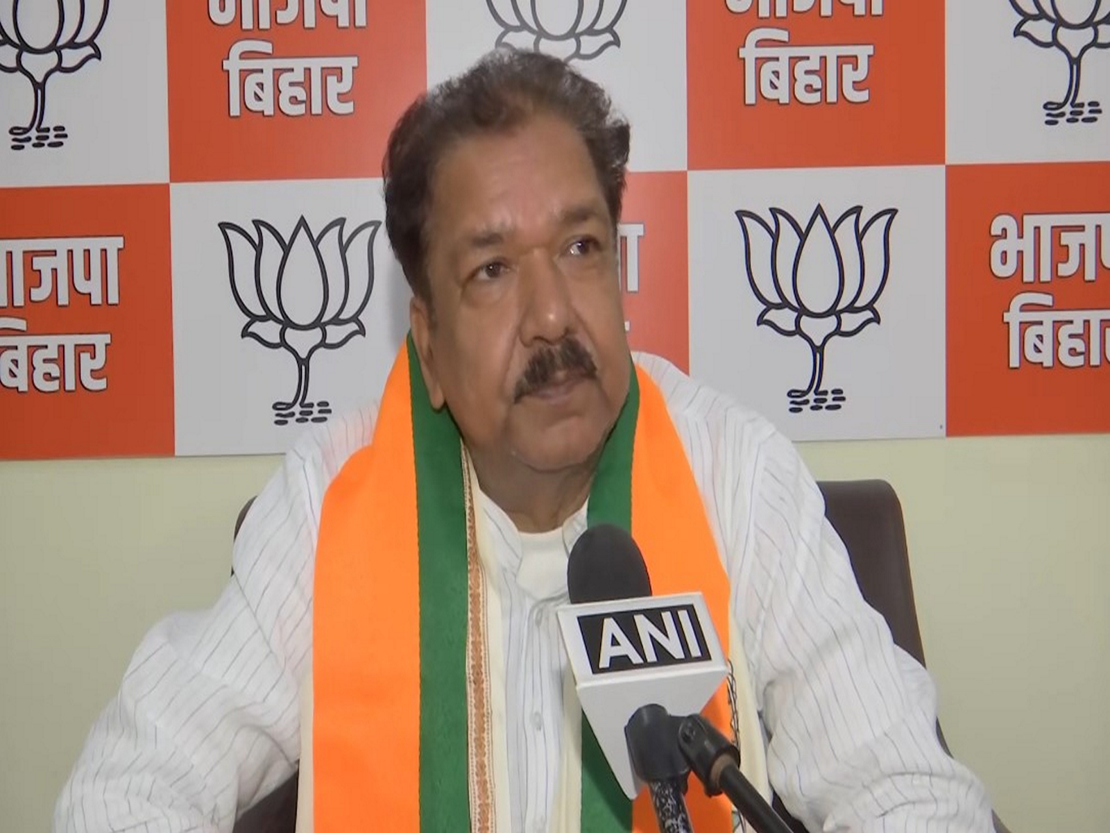 Bharatiya Janata Party's (BJP) Bihar chief Dilip Jaiswal (Photo/ANI)