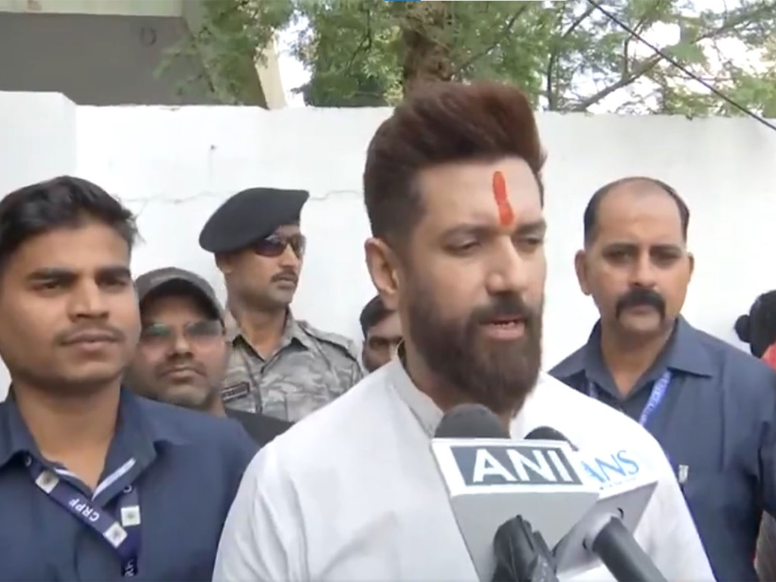 Lok Janshakti Party (Ram Vilas) chief Chirag Paswan (Photo/ANI)