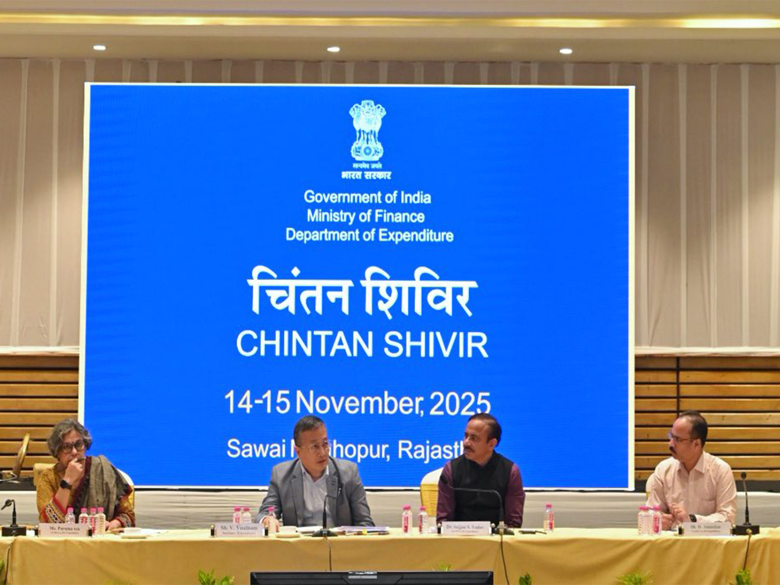 Department of Expenditure, Ministry of Finance, concludes Chintan Shivir 2025 held in Rajasthan on 14th & 15th November, 2025 (Images: PIB)