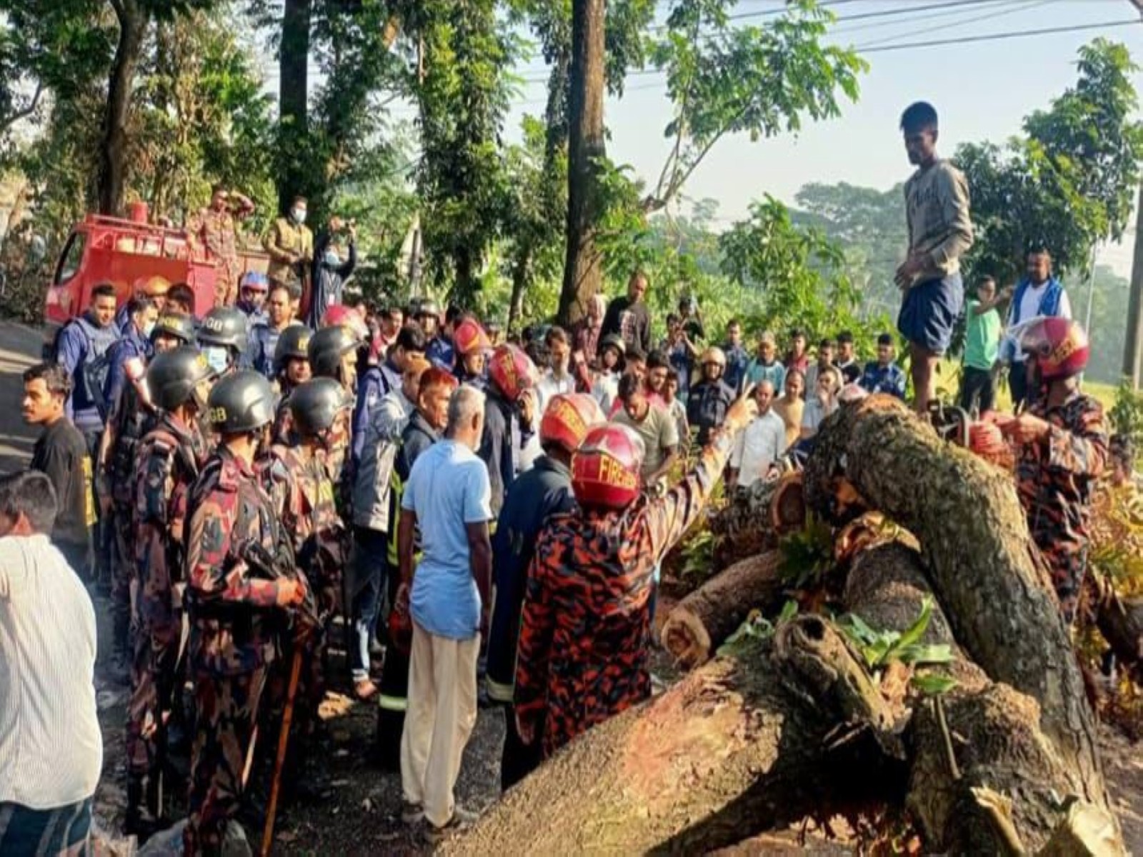 Security beefed up in Bangladesh ahead of the verdict in a case filed against former Prime Minister Sheikh Hasina. (Picture source/Border Guard Bangladesh)