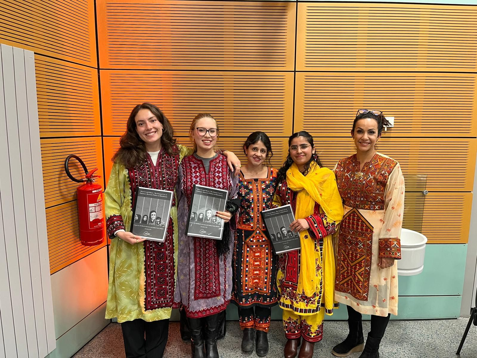 BASC Research Associate Aisha Baloch during Human Rights Week 2025 (Photo/ANI)