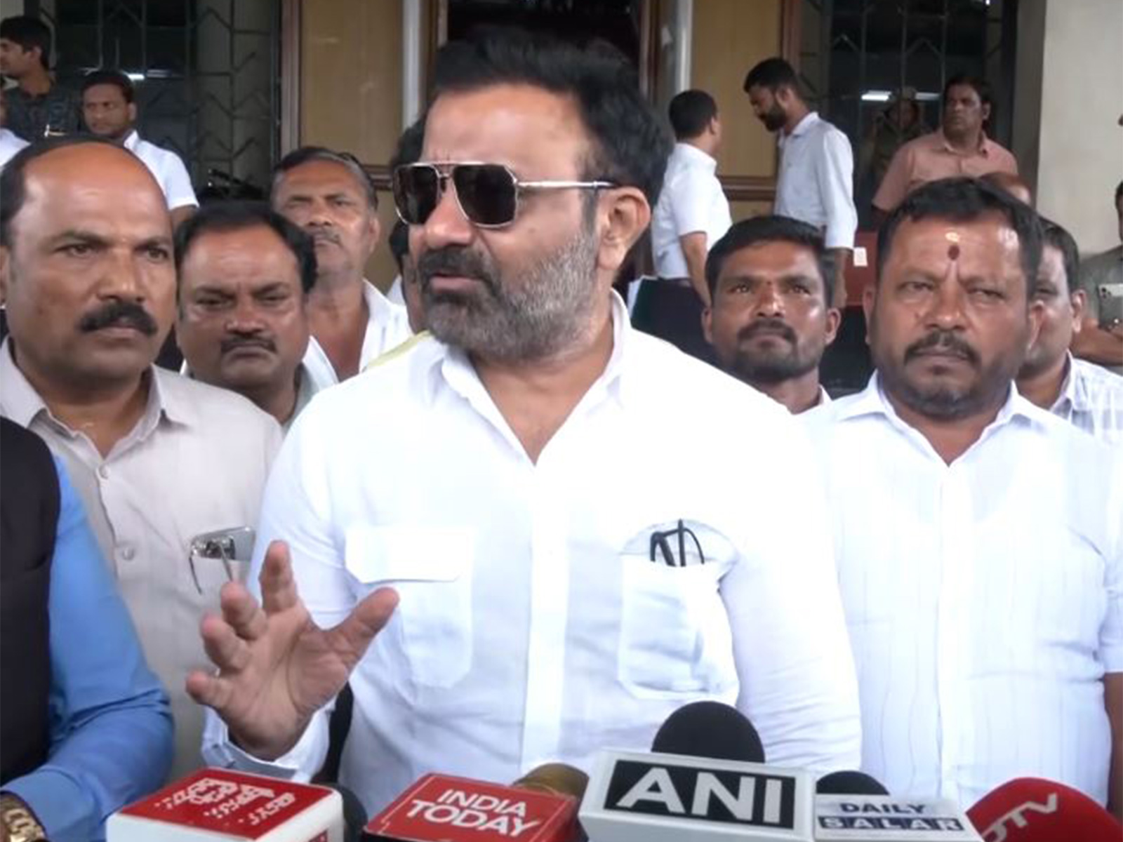 Minister of Labour Department of Karnataka, Santosh Lad (Photo/ANI)