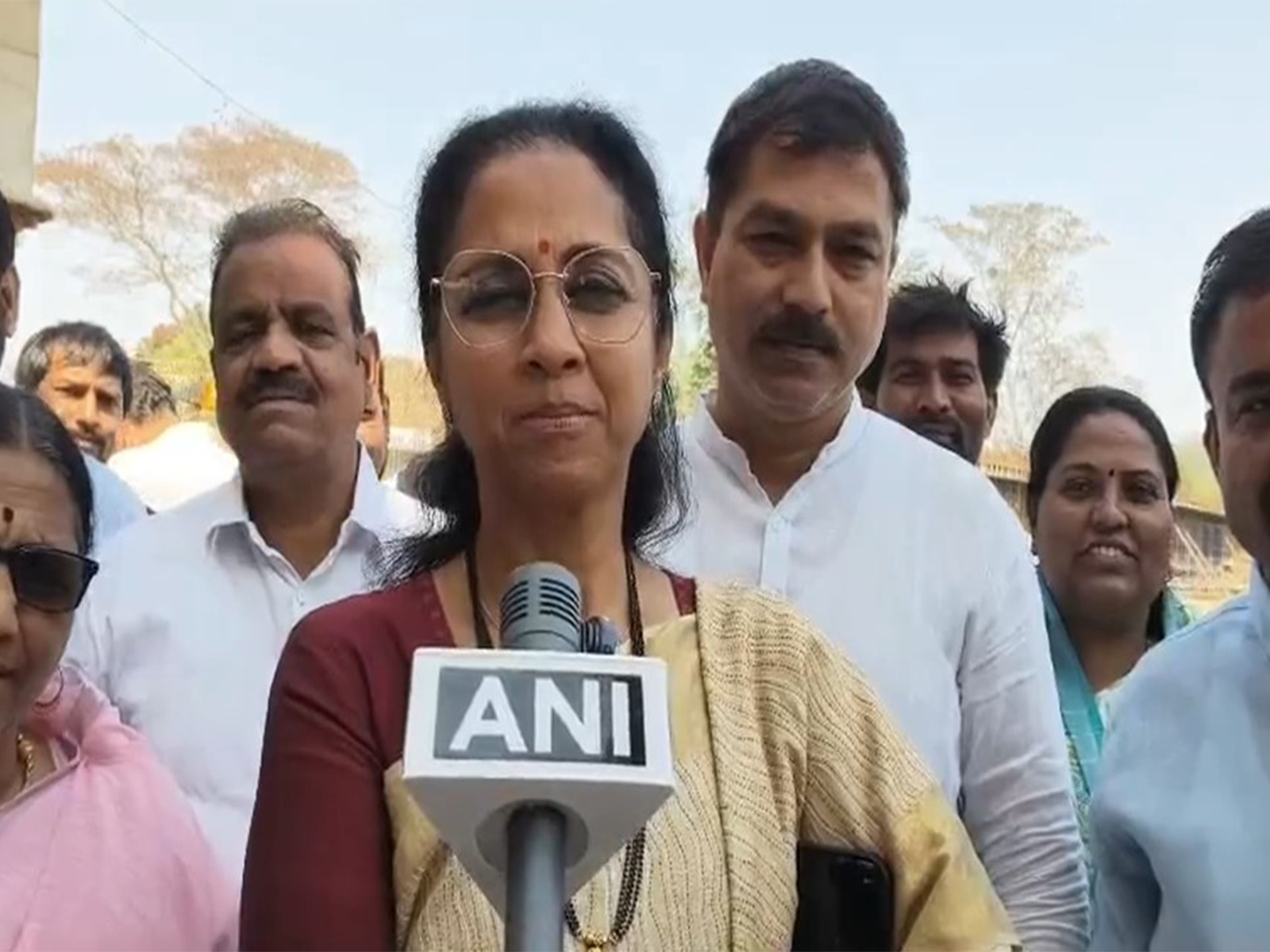 Nationalist Congress Party (Sharadchandra Pawar) leader Supriya Sule (Photo/ANI)