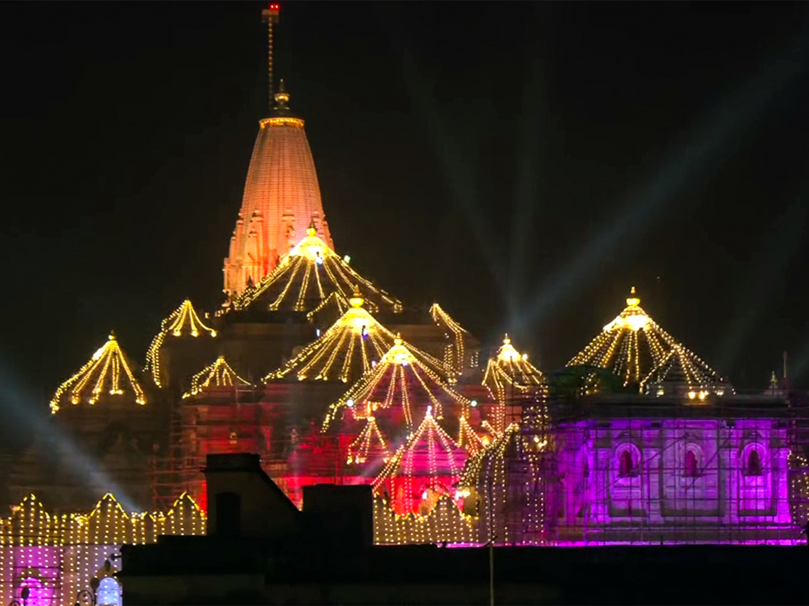 Ayodhya's Shri Ram Janmabhoomi Temple. (Photo/ANI)