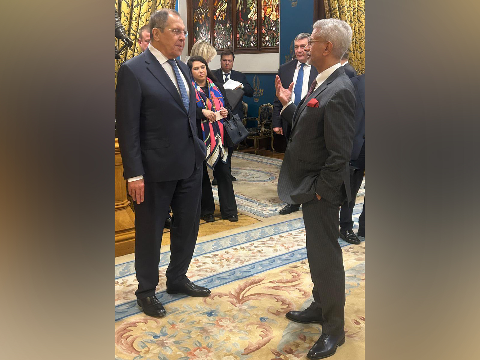 External Affairs Minister S Jaishankar with Russian Foreign Minister Sergey Lavrov (Photo: X@DrSJaishankar)