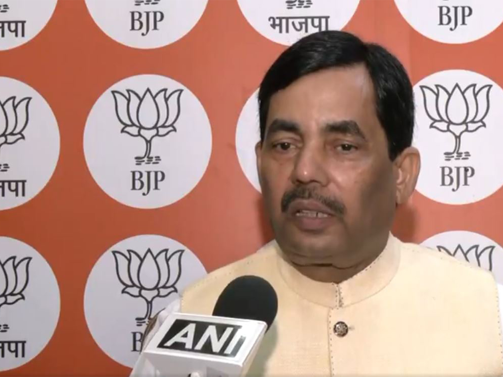 BJP national spokesperson Syed Shahnawaz Hussain. (Photo/ANI)