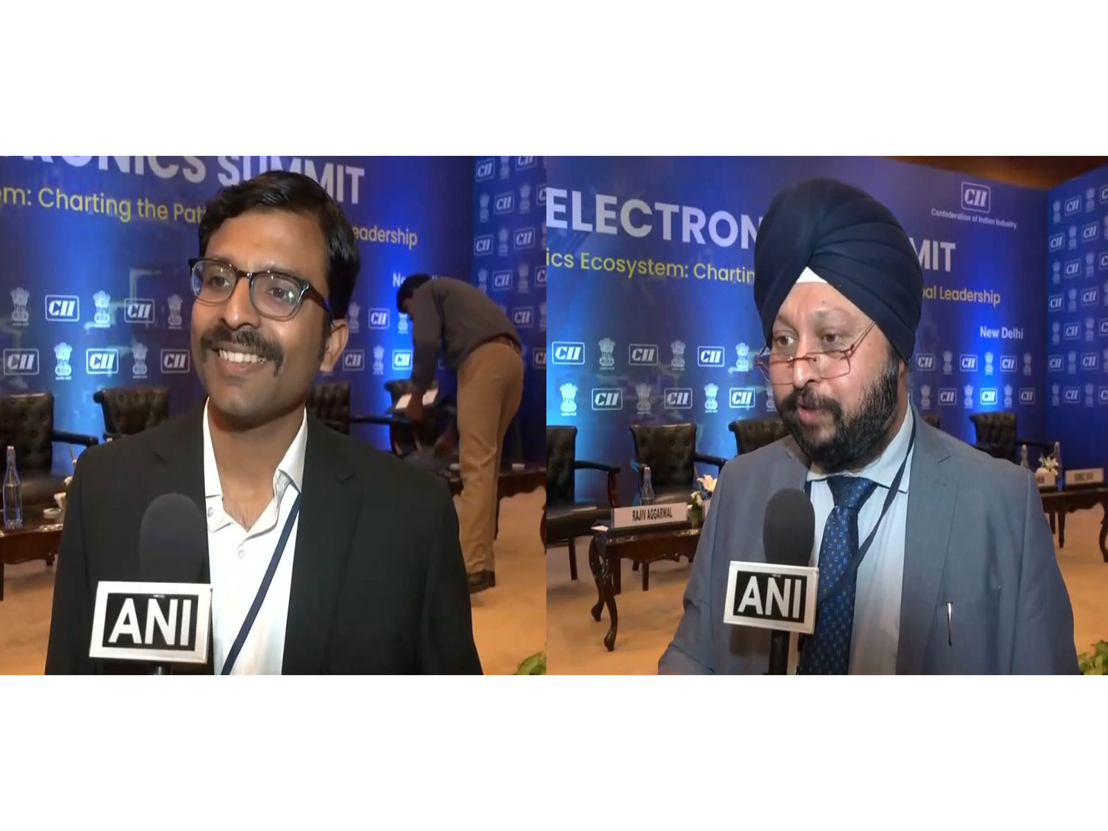 Shiva Srinivasan, MD, MEL Systems & Services (Left), Gurmeet Singh, Executive Director (ESC) (Right) (Photo/ANI) 