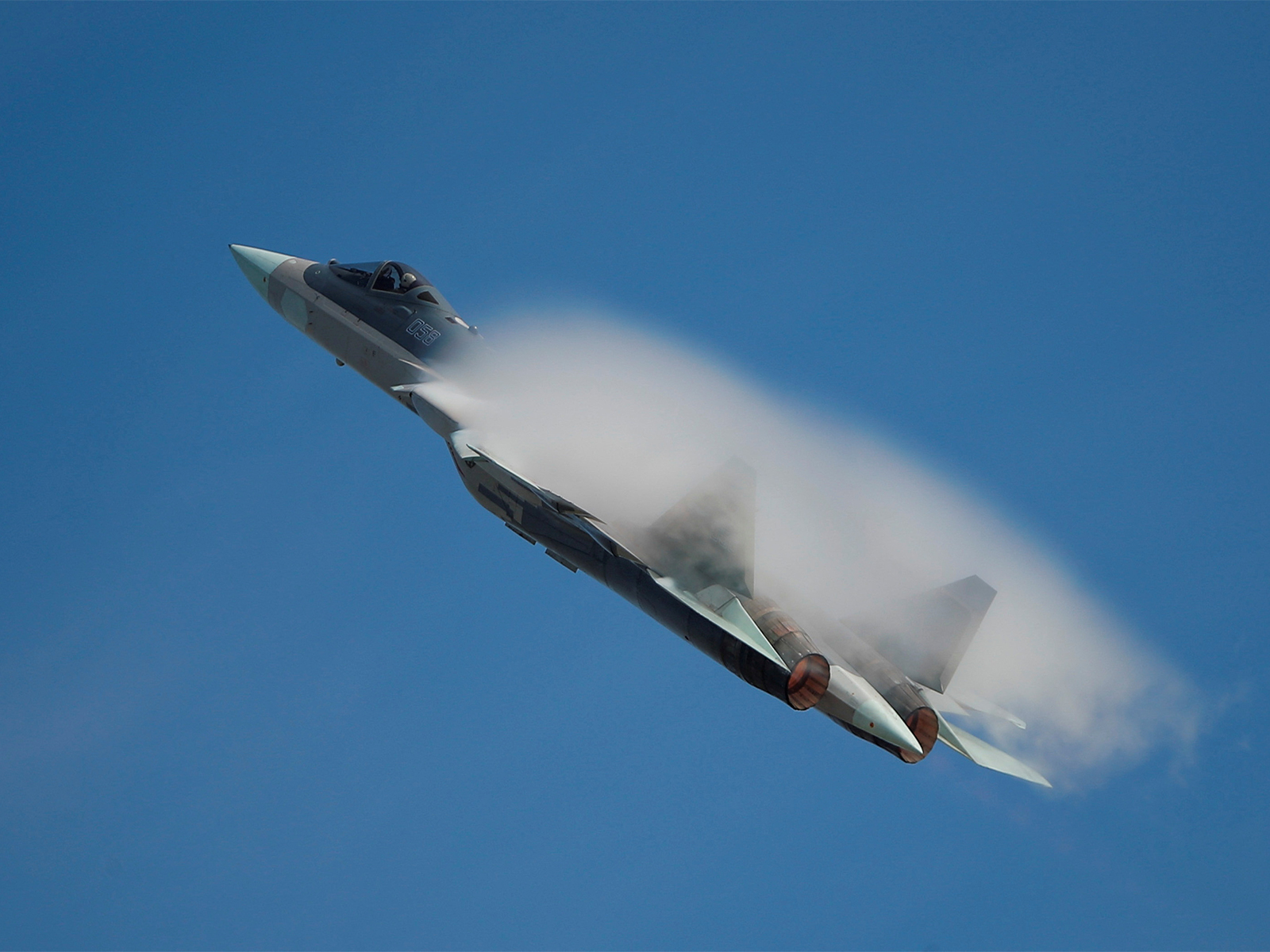 Russian Su-57E fifth-generation fighter jet (Photo/Reuters)