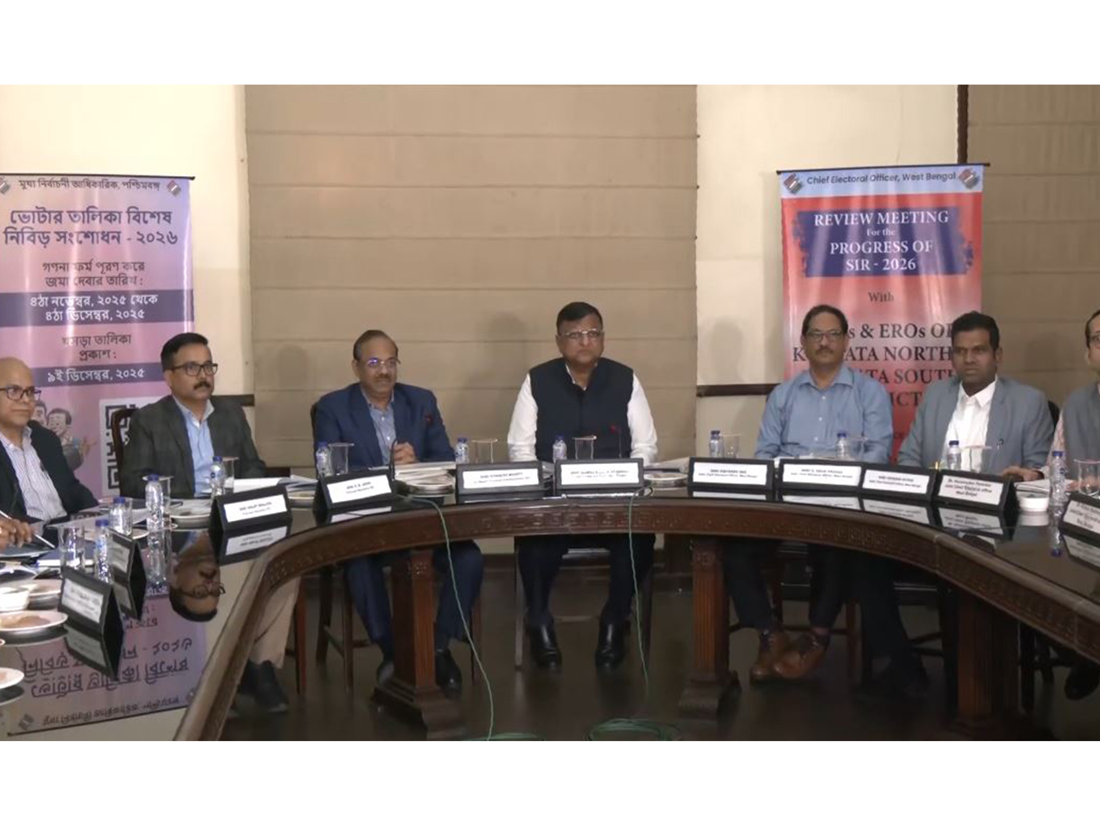 Election Commission delegation in Kolkata (Photo/ANI)