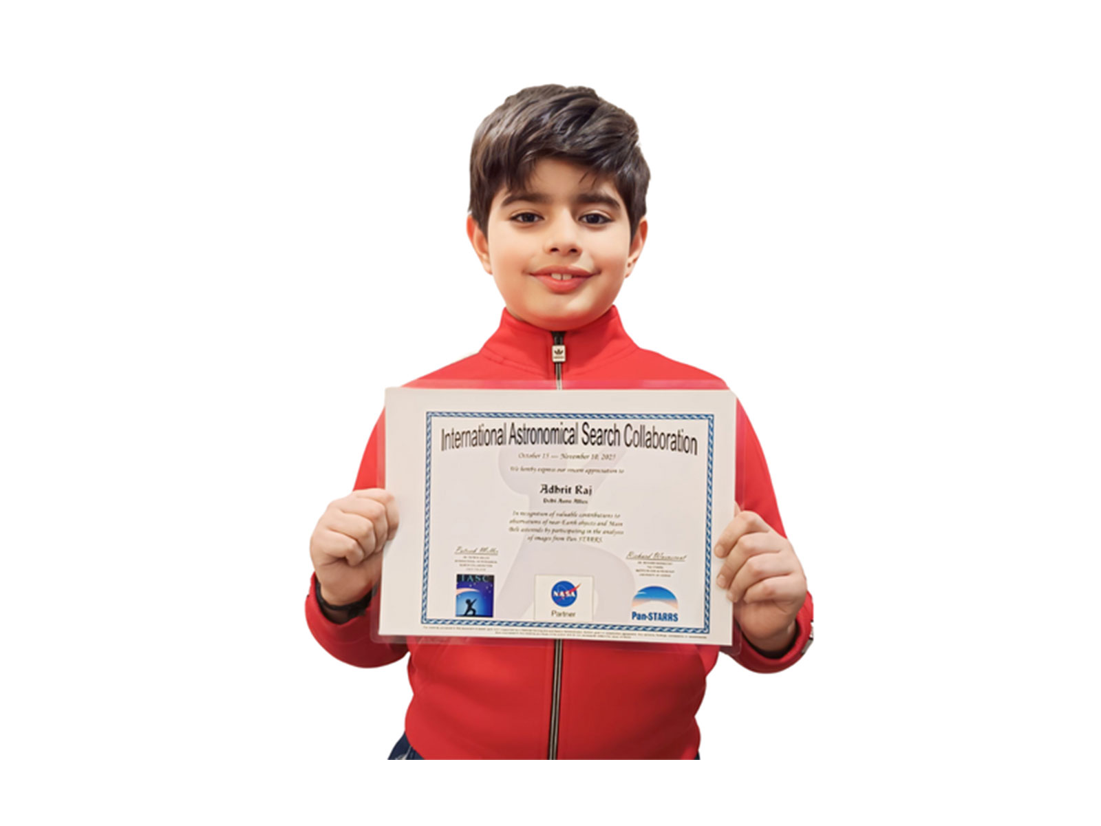 Eight-Year-Old Delhi Boy Discovers Asteroid via NASA-Affiliated Search Campaign