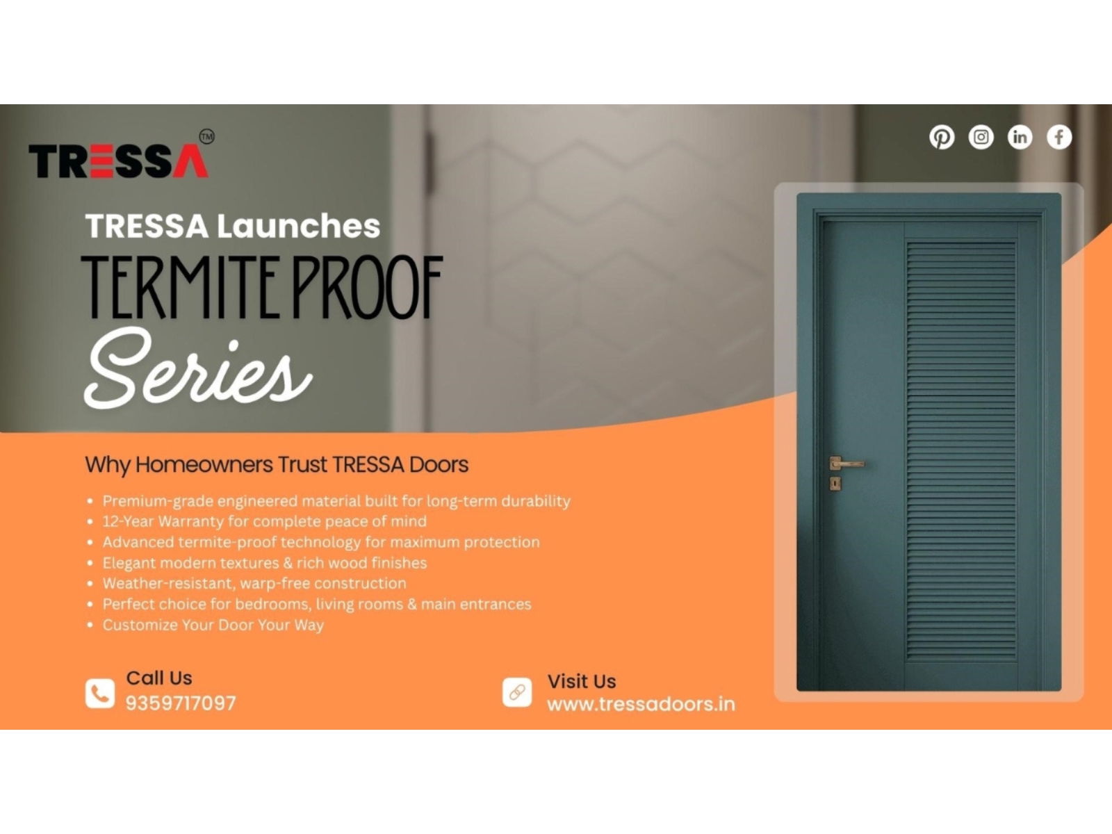Tressa Doors unveils its latest range of premium doors