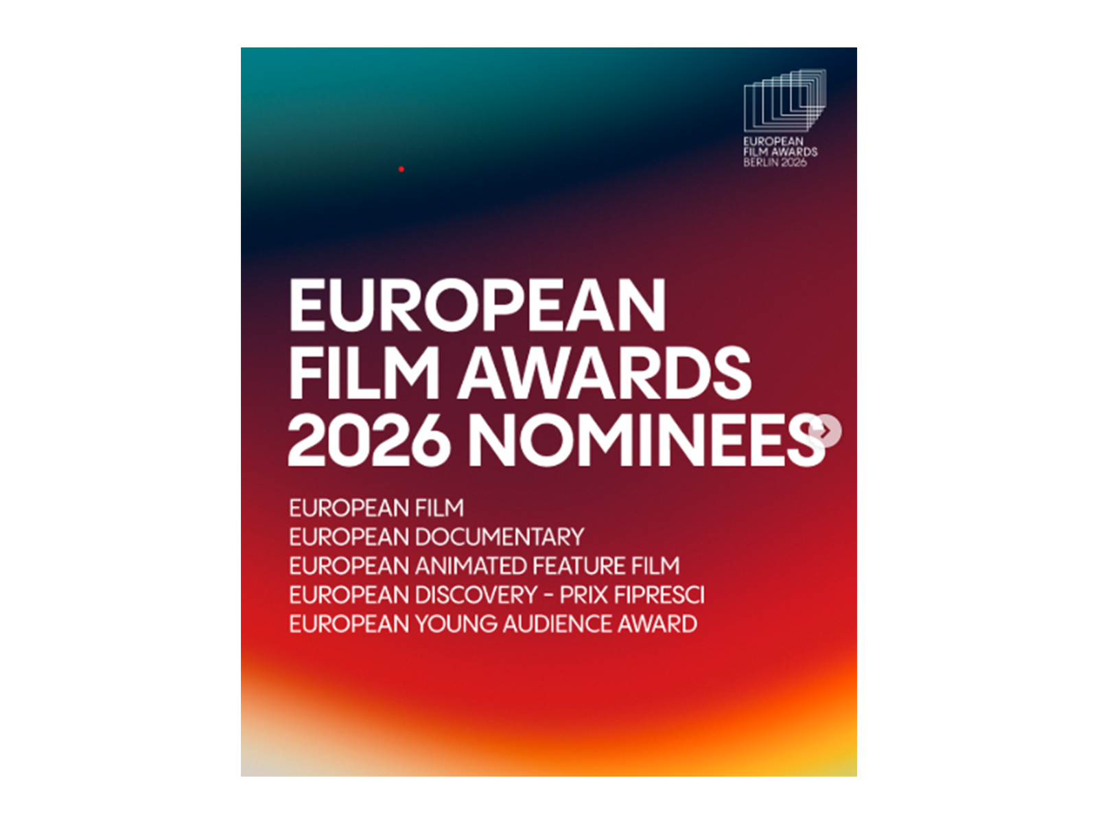 2026 European Film Awards (Image source: Instagram/ @europeanfilmacademy)