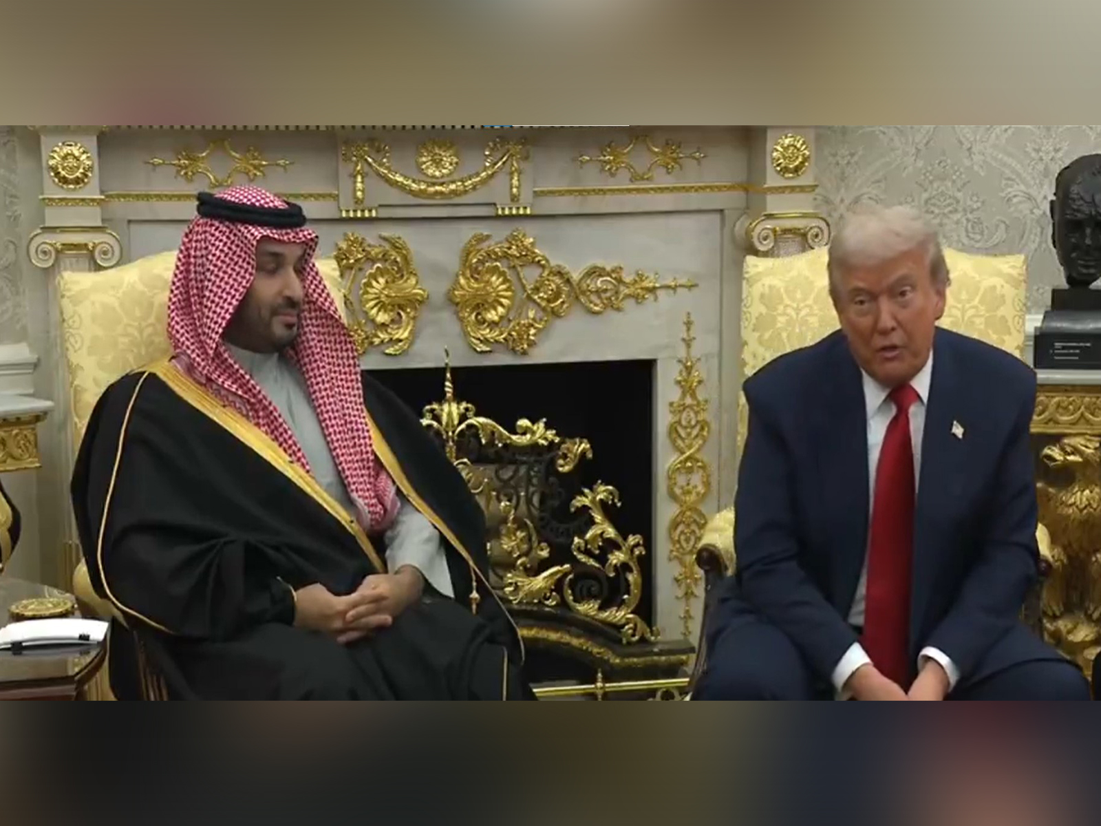US President Donald Trump during bilateral meeting with Saudi Crown Prince Mohammed bin Salman (Photo: White House)