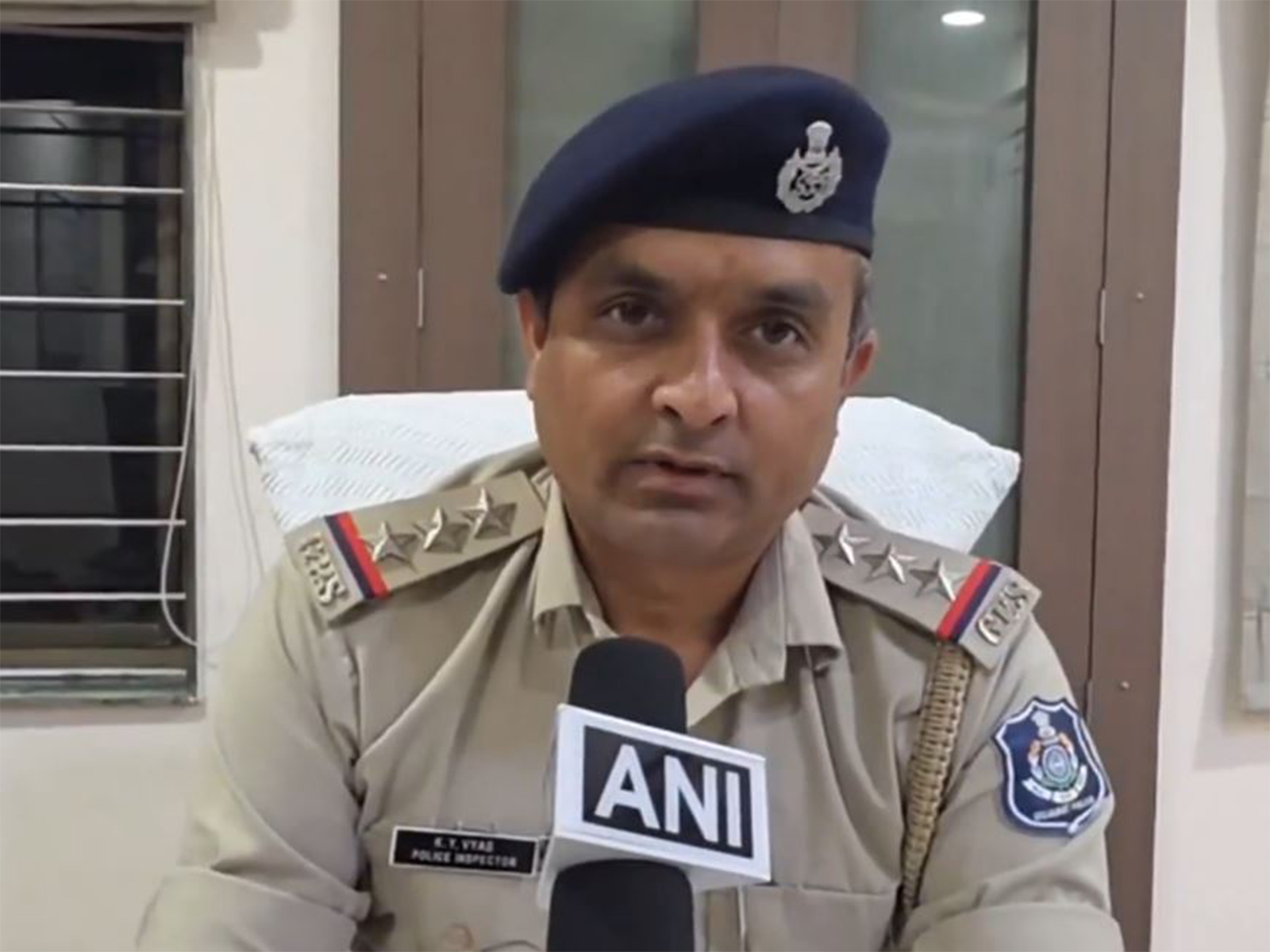 Police Inspector K Y Vyas (Photo/ANI)
