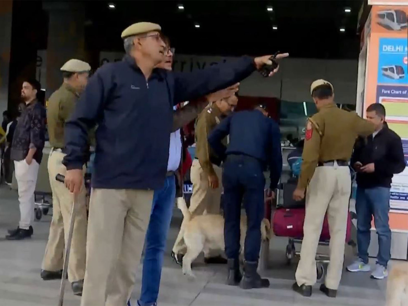 Dog squad conducts checks at IGI T-3 ahead of extradition of gangster Anmol Bishnoi (Photo/ANI)
