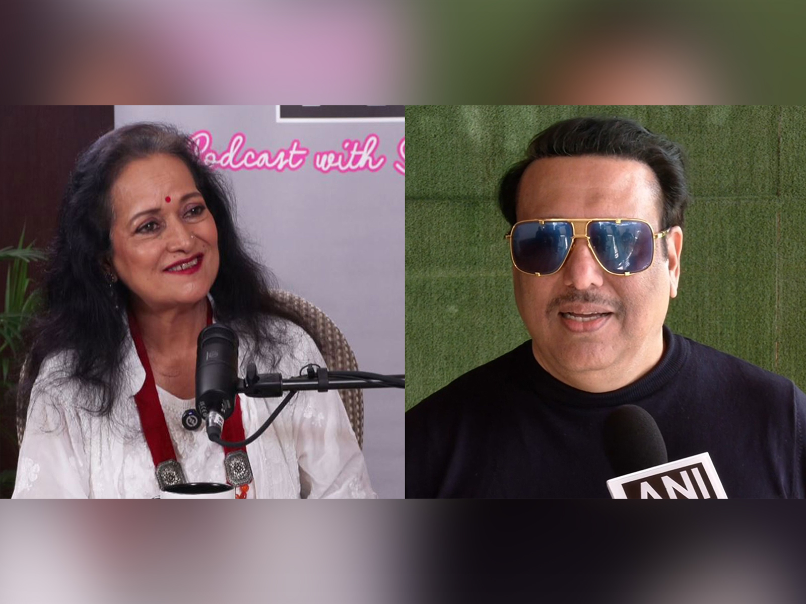 Himani Shivpuri, Govinda (Photo/ANI) 