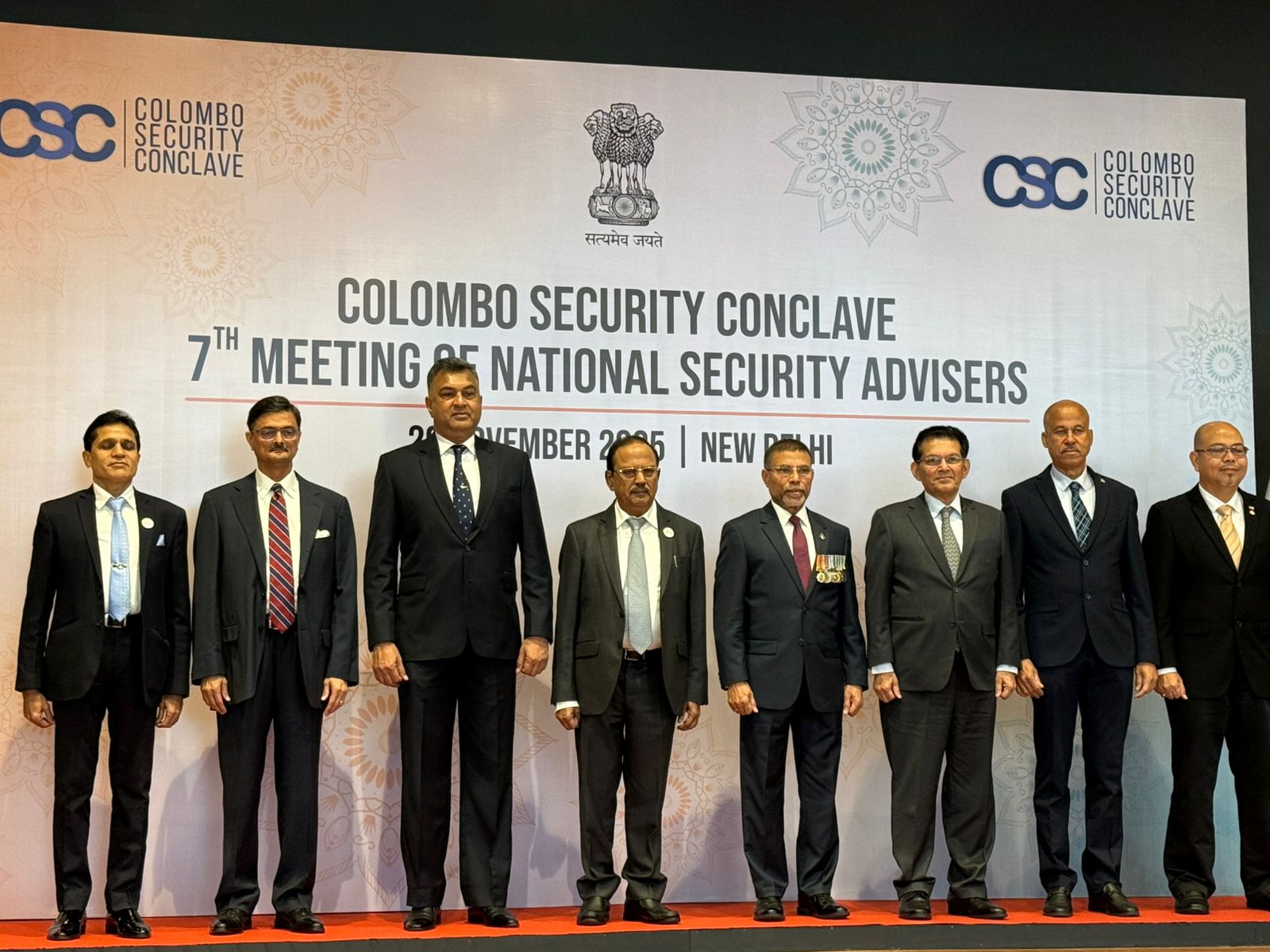 Bangladesh's NSA participates Colombo Security Conclave meeting hosted by Ajit Doval (Photp/X@bdhc_delhi)