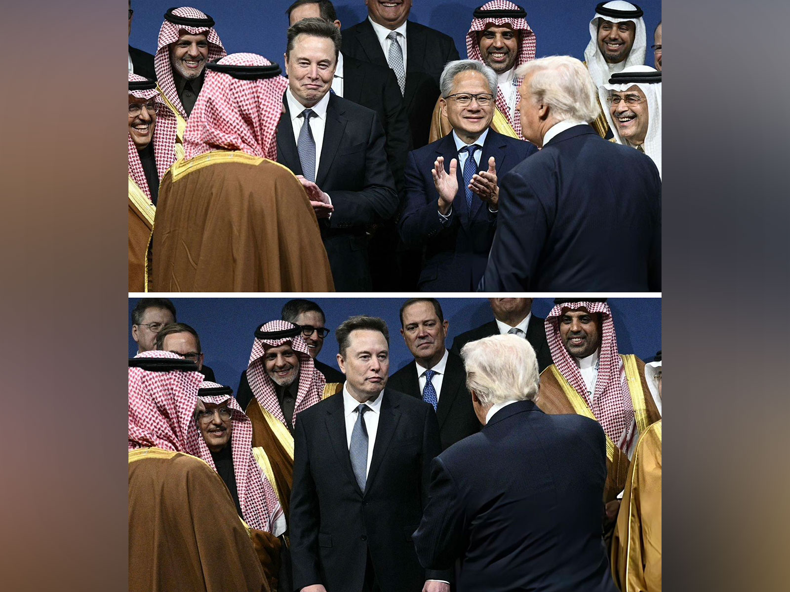 Elon Musk and US President Donald Trump at the US-Saudi Investment Forum in Washington. (Photo: X/@elonmusk)