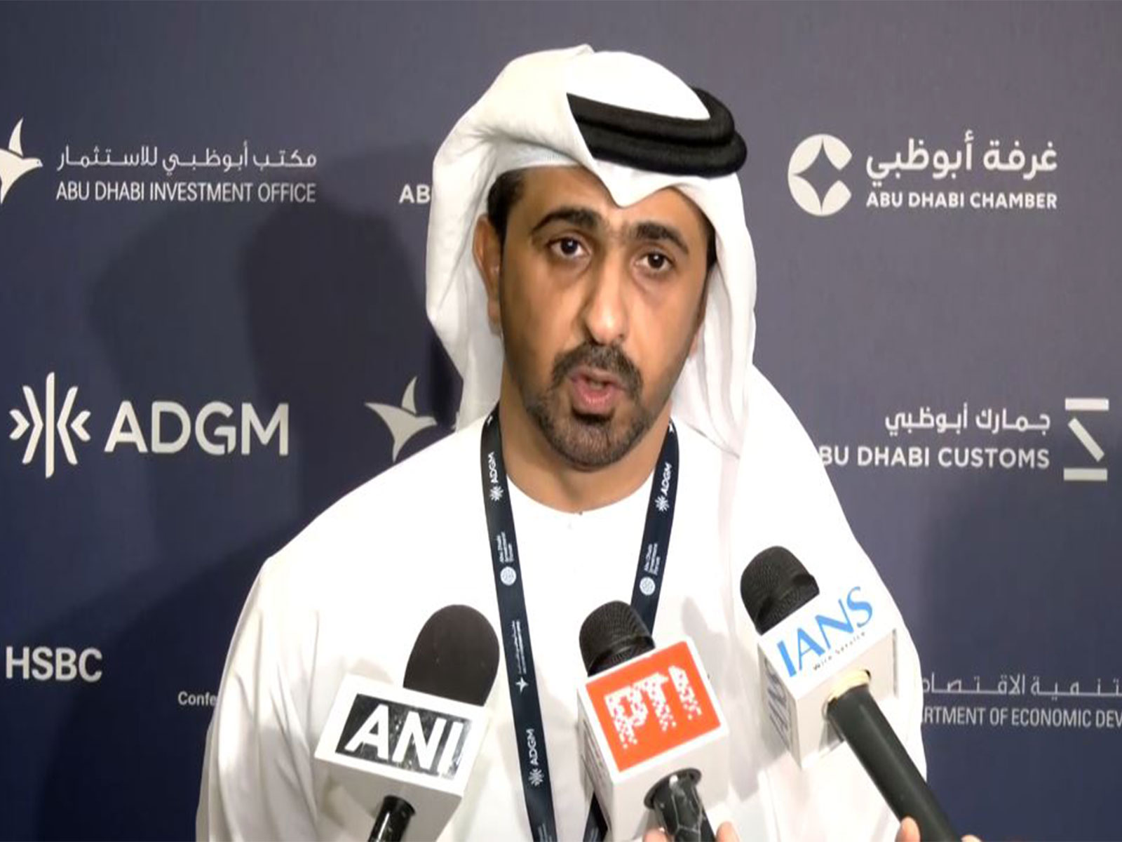Hamad Sayah Al Mazrouei, Undersecretary of the Abu Dhabi Department of Economic Development (Image: ANI)
