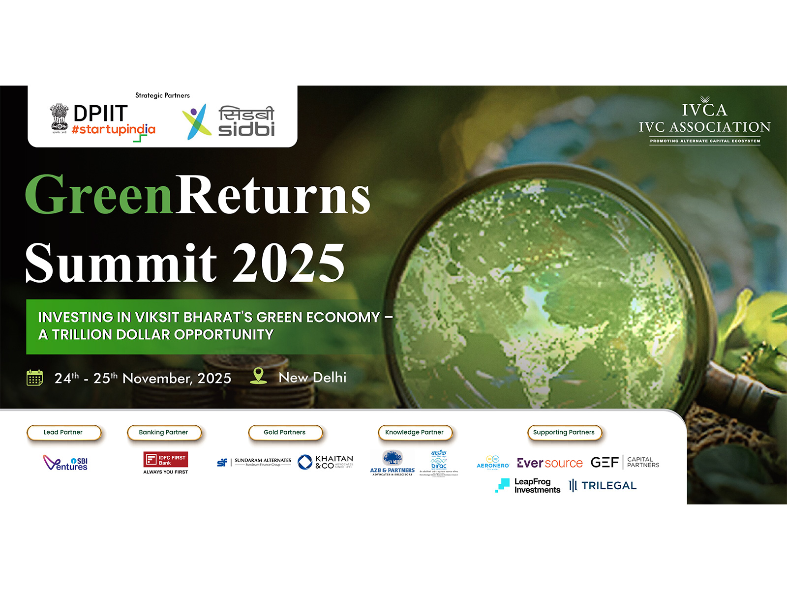 IVCA GreenReturns Summit 2025 to Mobilise Capital for India's Climate Transition