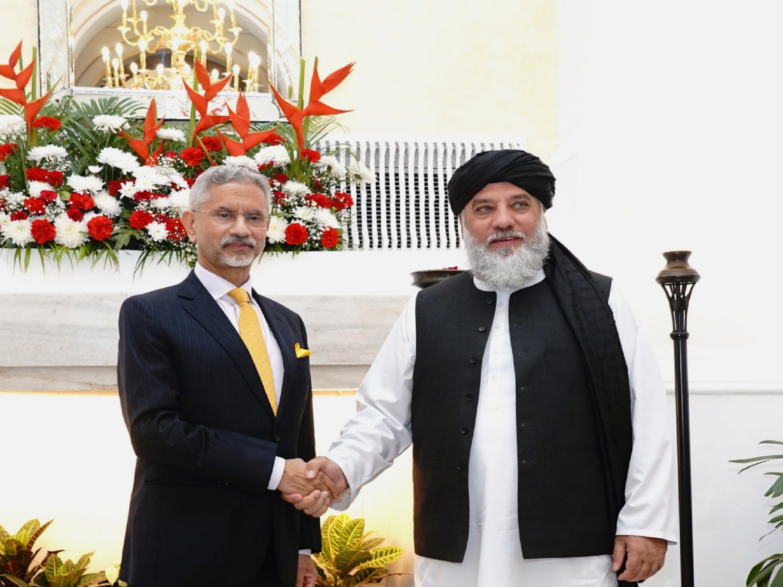EAM Jaishankar meets Afghan Trade Minister Azizi (Photo/X@DrSJaishankar)