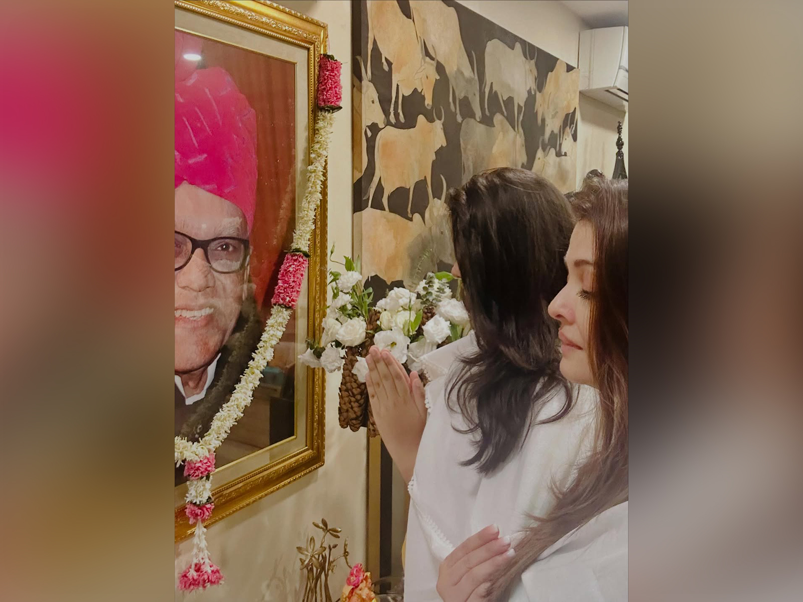 Aishwarya Rai remembers late father (Photo/Instagram@aishwaryaraibachchan_arb)