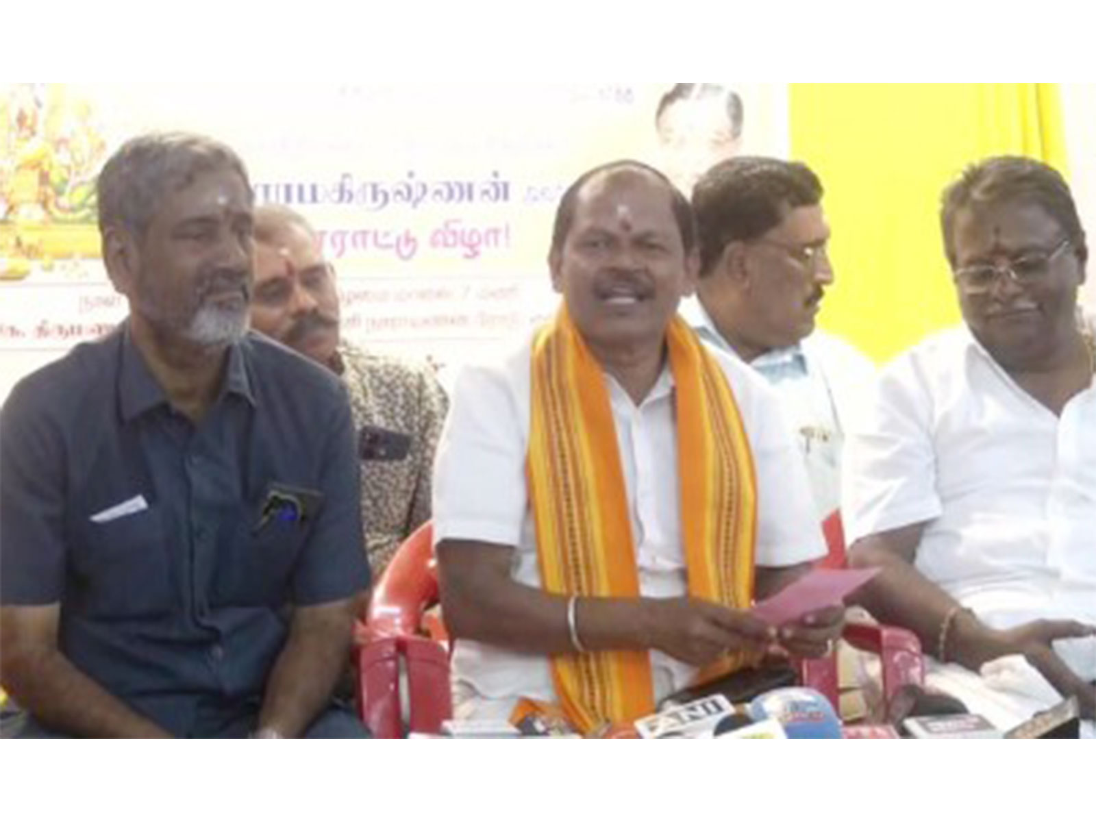 Hindu Makkal Katchi founding president Arjun Sampath (Photo/ANI)