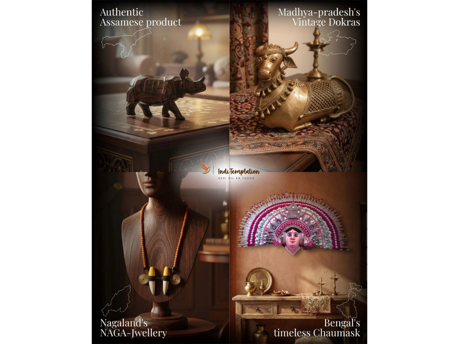 Where Art Meets Global Ambition: IndiTemptation Brings Indian Handcrafted Decor to the World