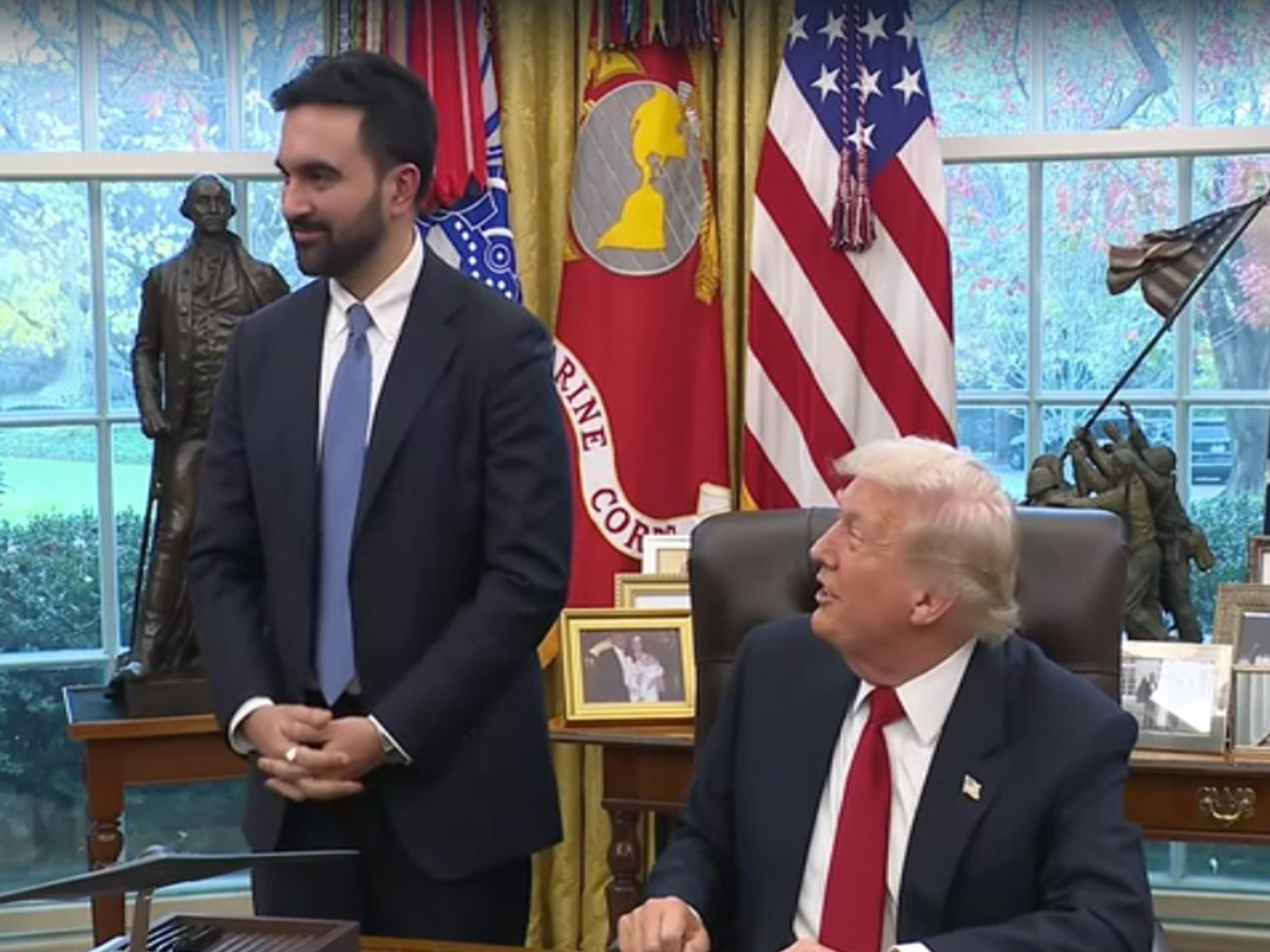 US President Donald Trump along with NYC mayor-elect Zohran Mamdani (Photo: White House/YouTube)