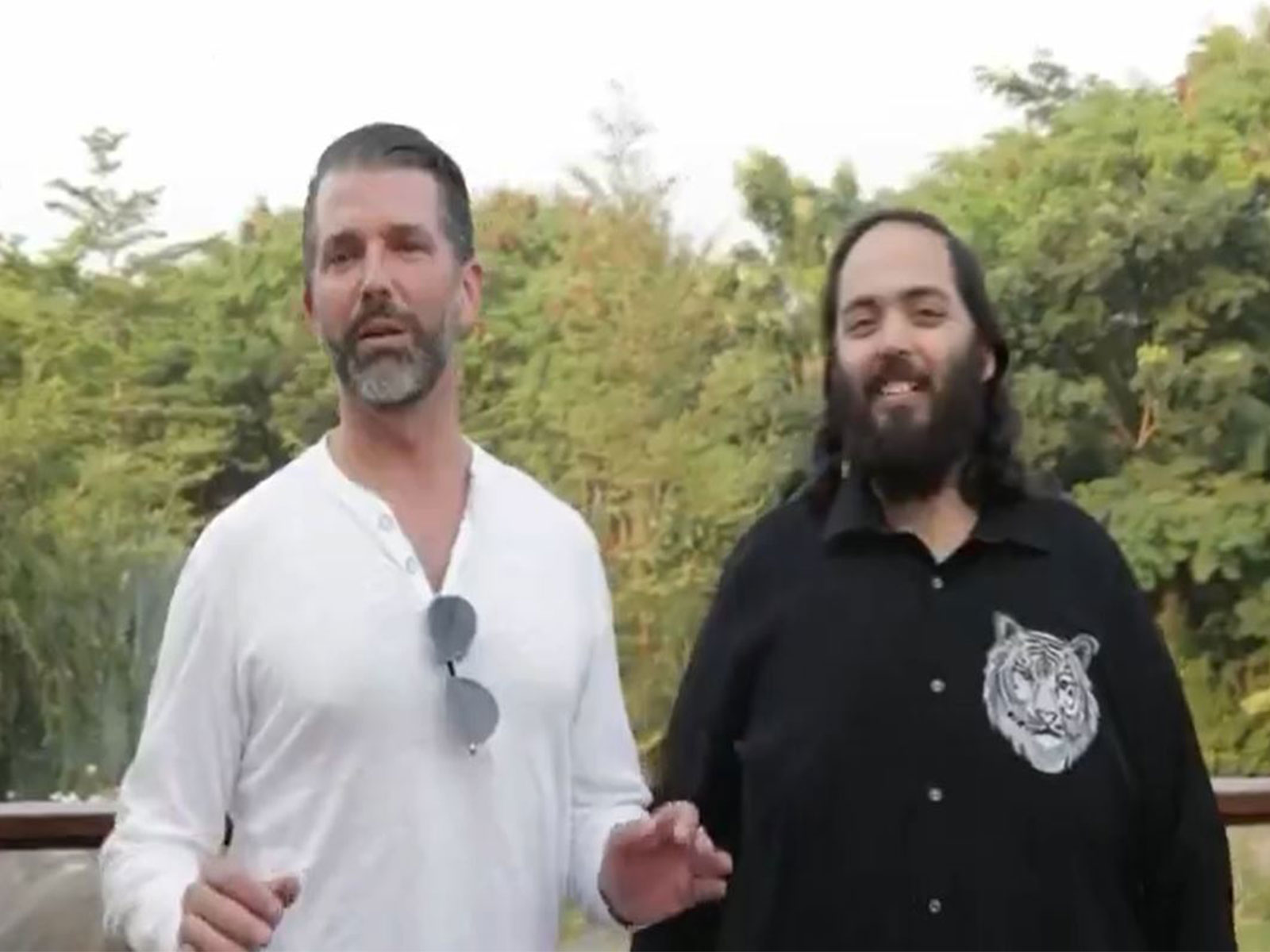 Donald Trump Jr with Anant Ambani' (Photo/ANI)