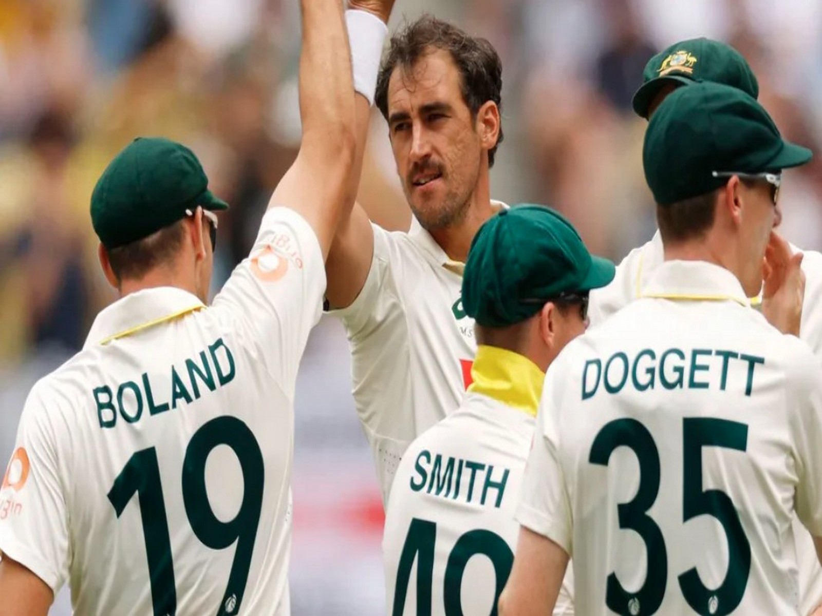 Mitchell Starc celebrating a wicket. (Photo: cricket.com.au)
