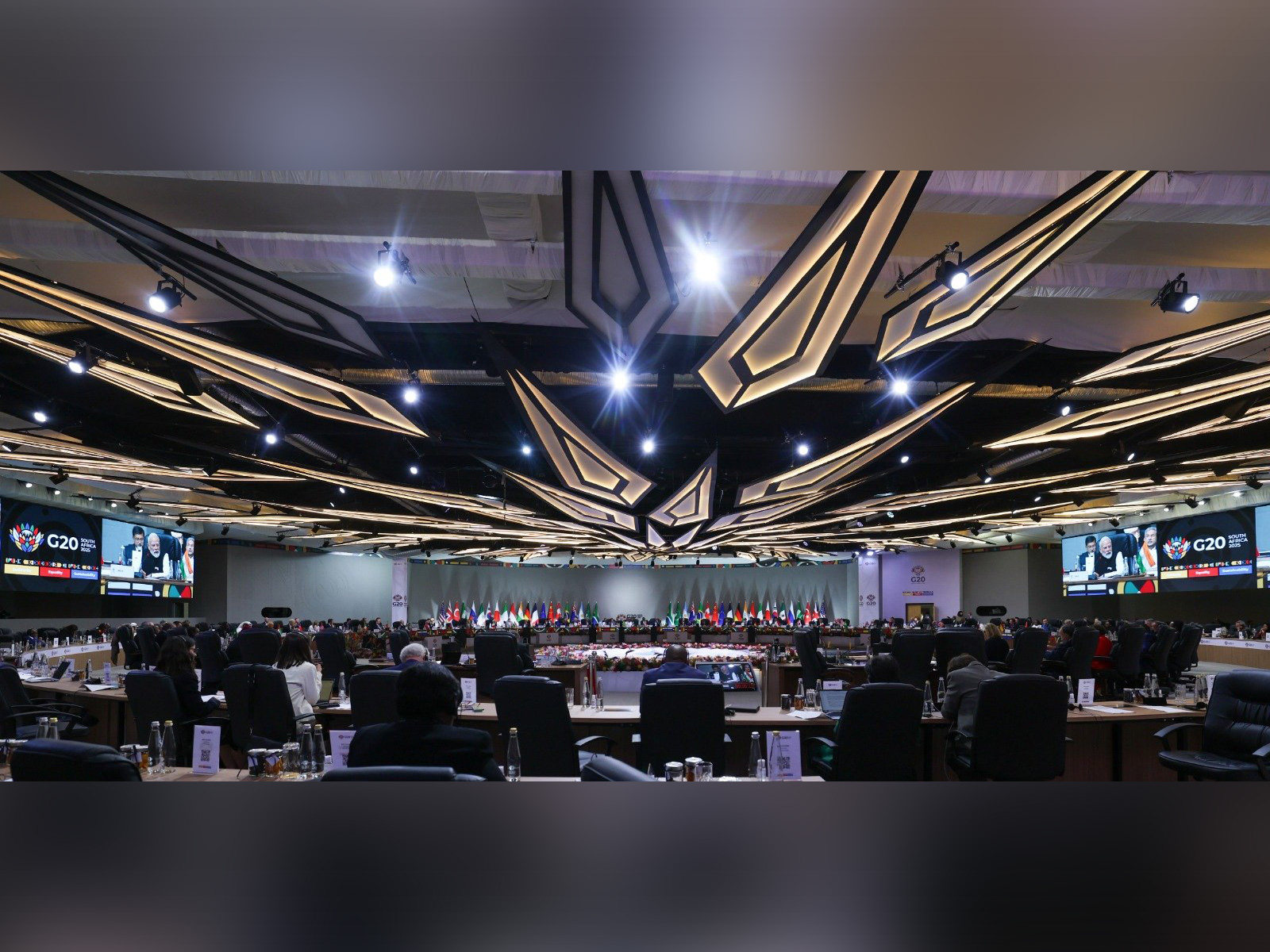 The second session at the G20 Summit in Johannesburg (Photo: X@narendramodi)