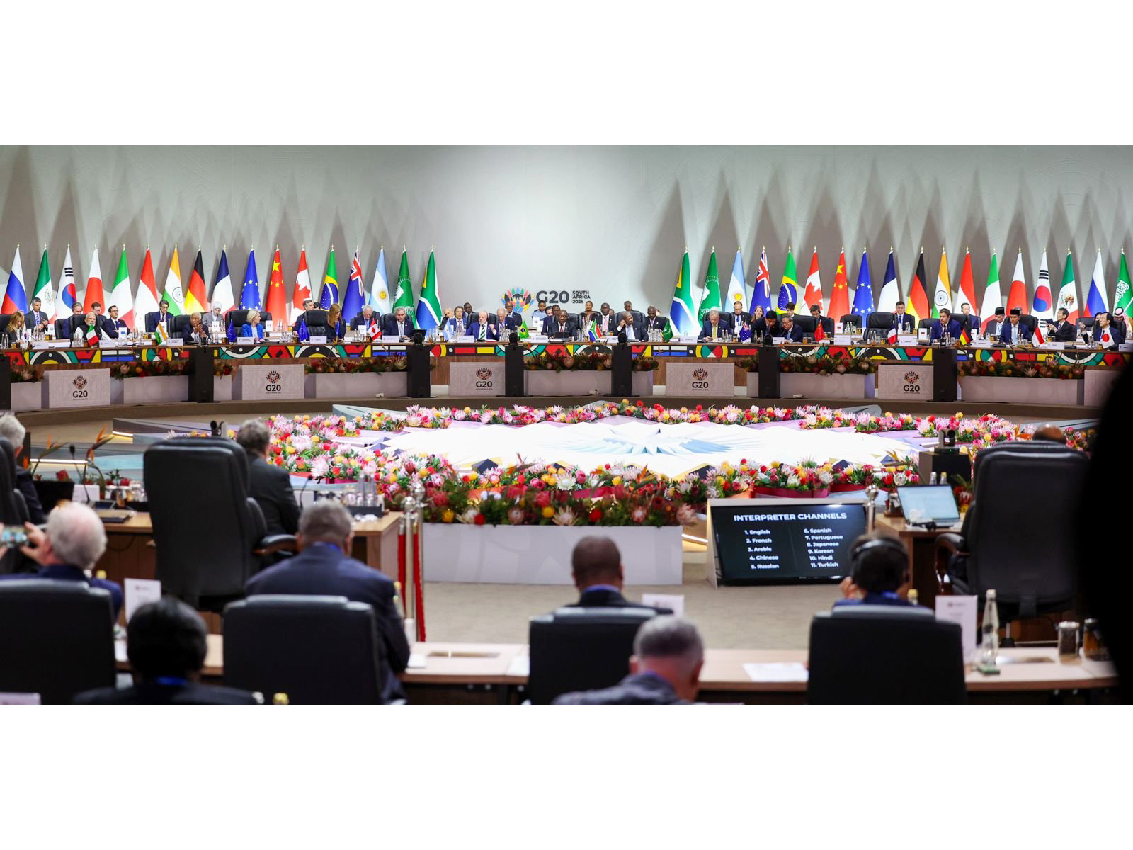 Visuals of the G20 Summit 2025 (Photo: @narendramodi/X)