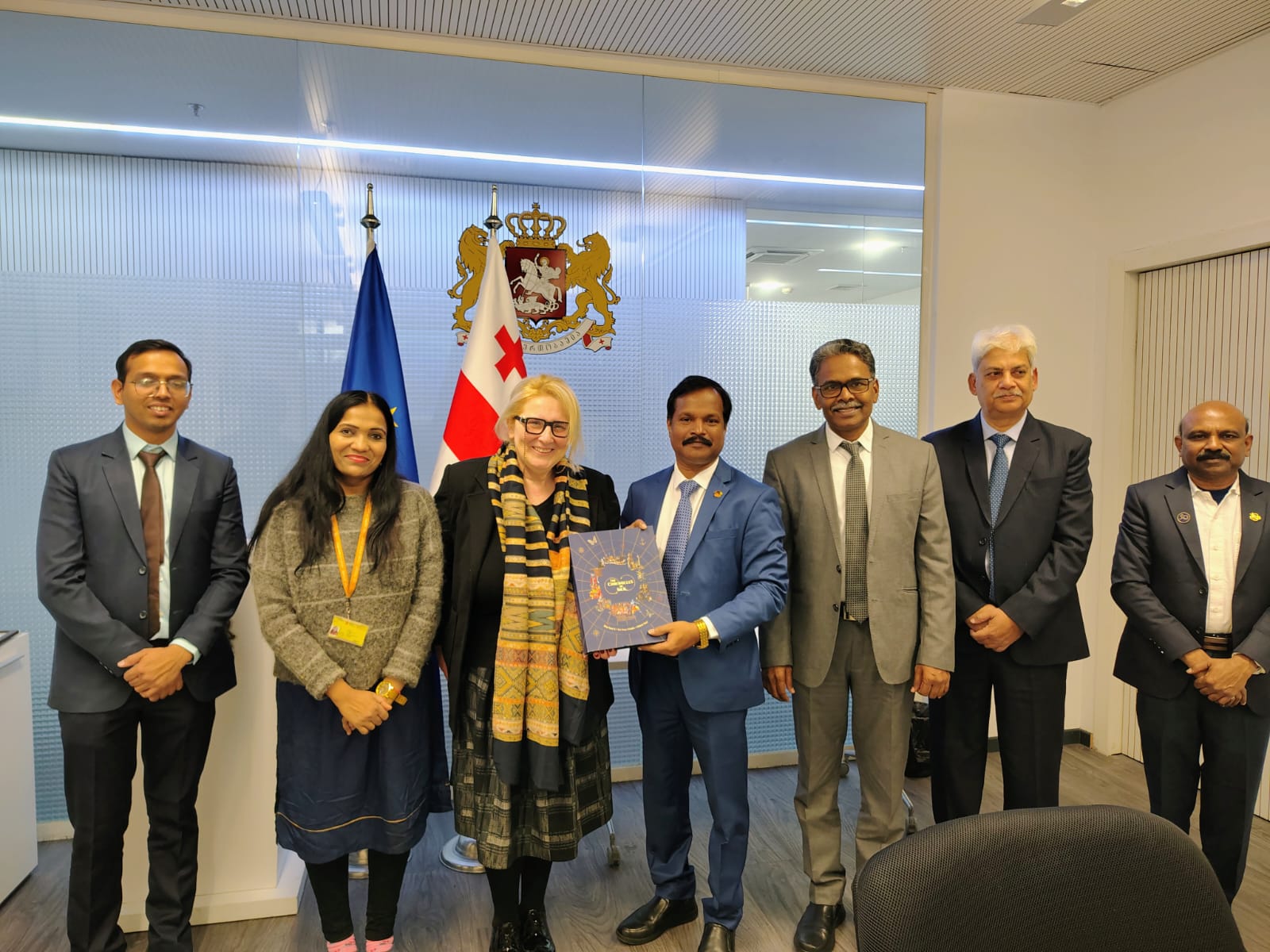 India, Georgia move to boost silk and textile collaboration (Photo/@TexMinIndia)