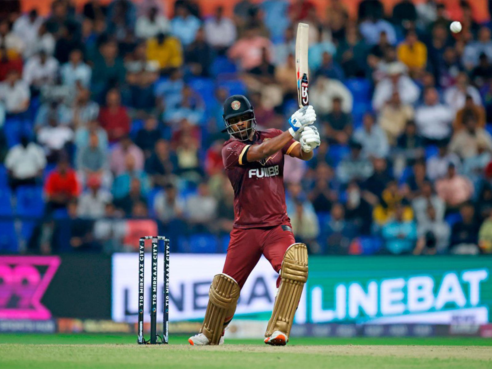 Johnson Charles in action. (Photo: Abu Dhabi T10)