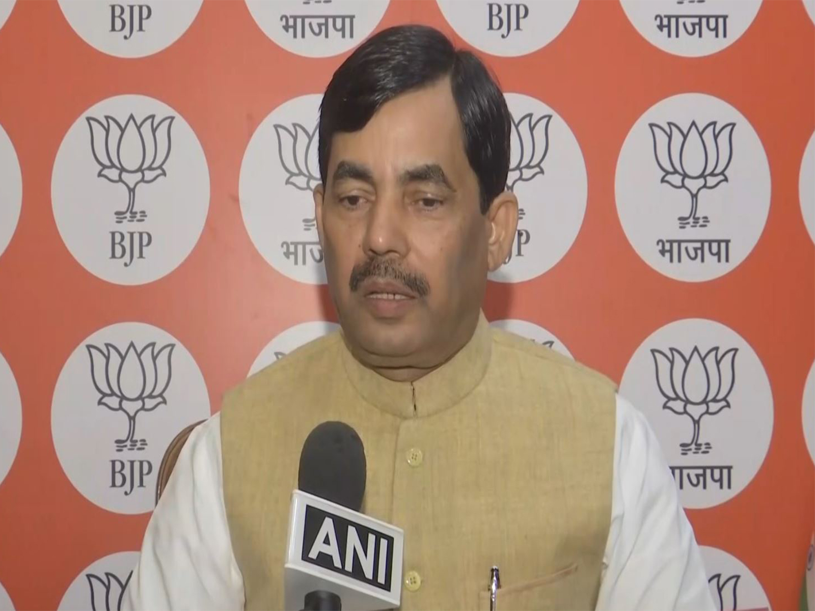 BJP leader Syed Shahnawaz Hussain (Photo/ANI)