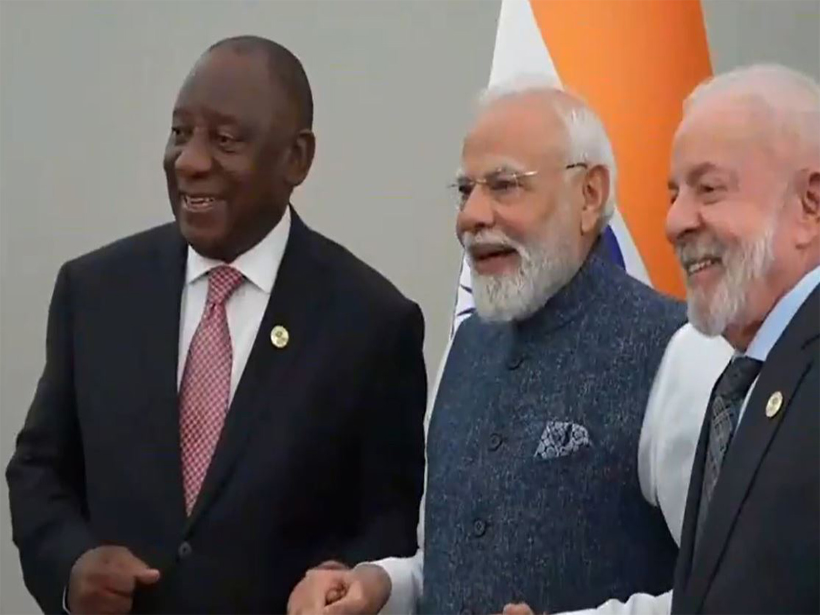 PM Modi attends India-Brazil-South Africa Leaders' Meeting  (Photo/ANI)