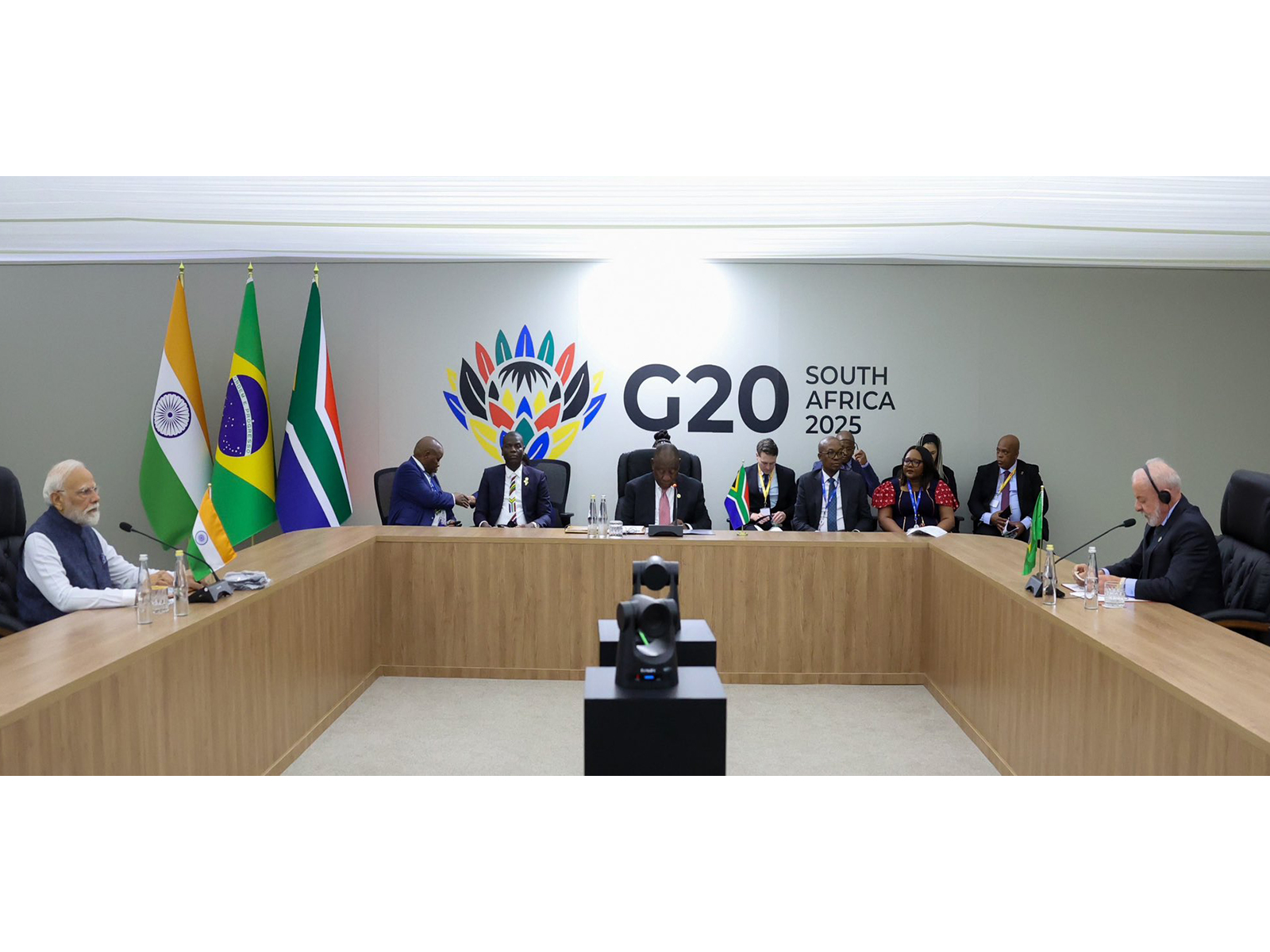 Prime Minister Narendra Modi at IBSA Leaders' Meeting (Photo: X@narendramodi)