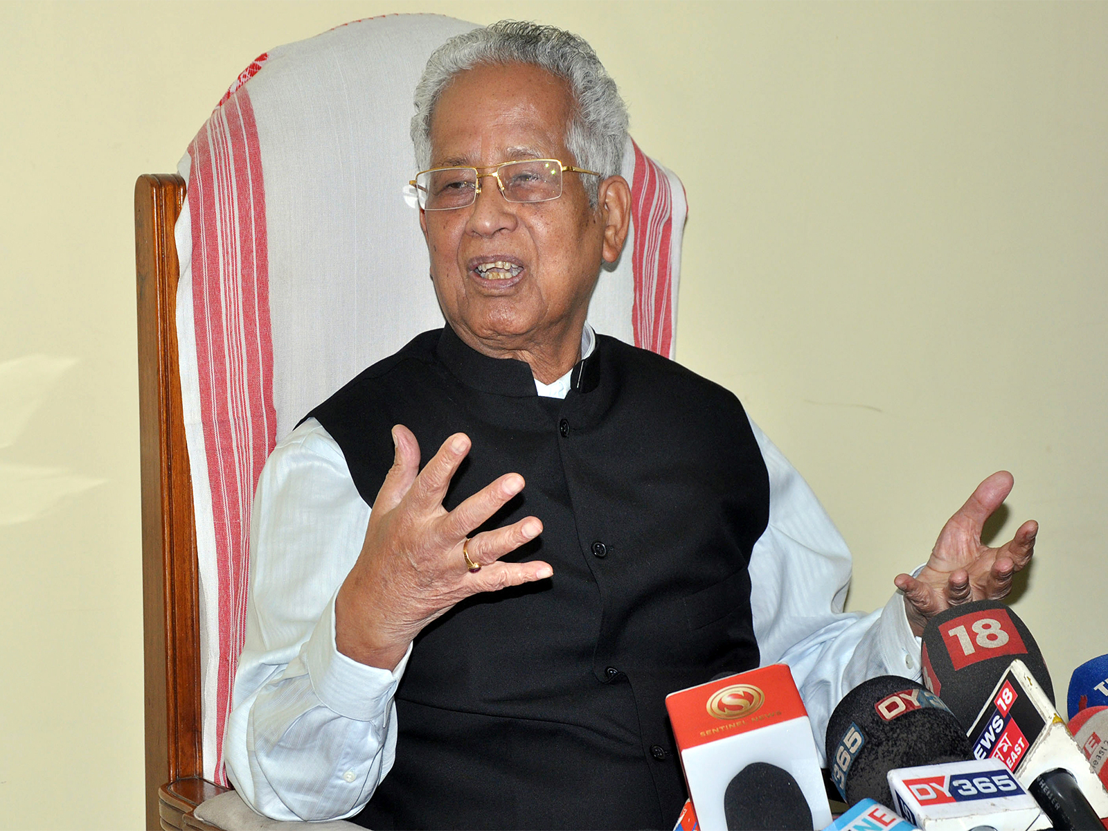 File Photo of Former Assam Chief Minister and Congress leader Tarun Gogoi (Photo/ANI)