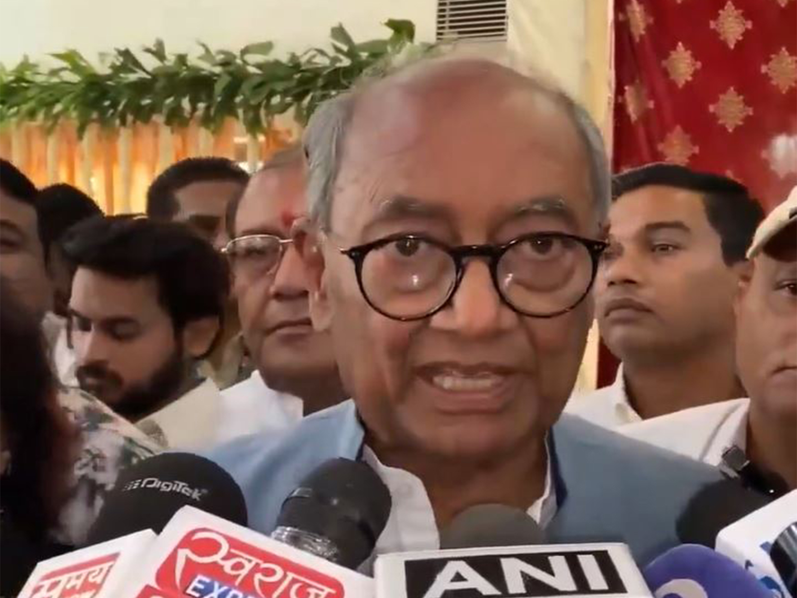 Senior Congress leader and Rajya Sabha MP Digvijaya Singh (Photo/ANI)