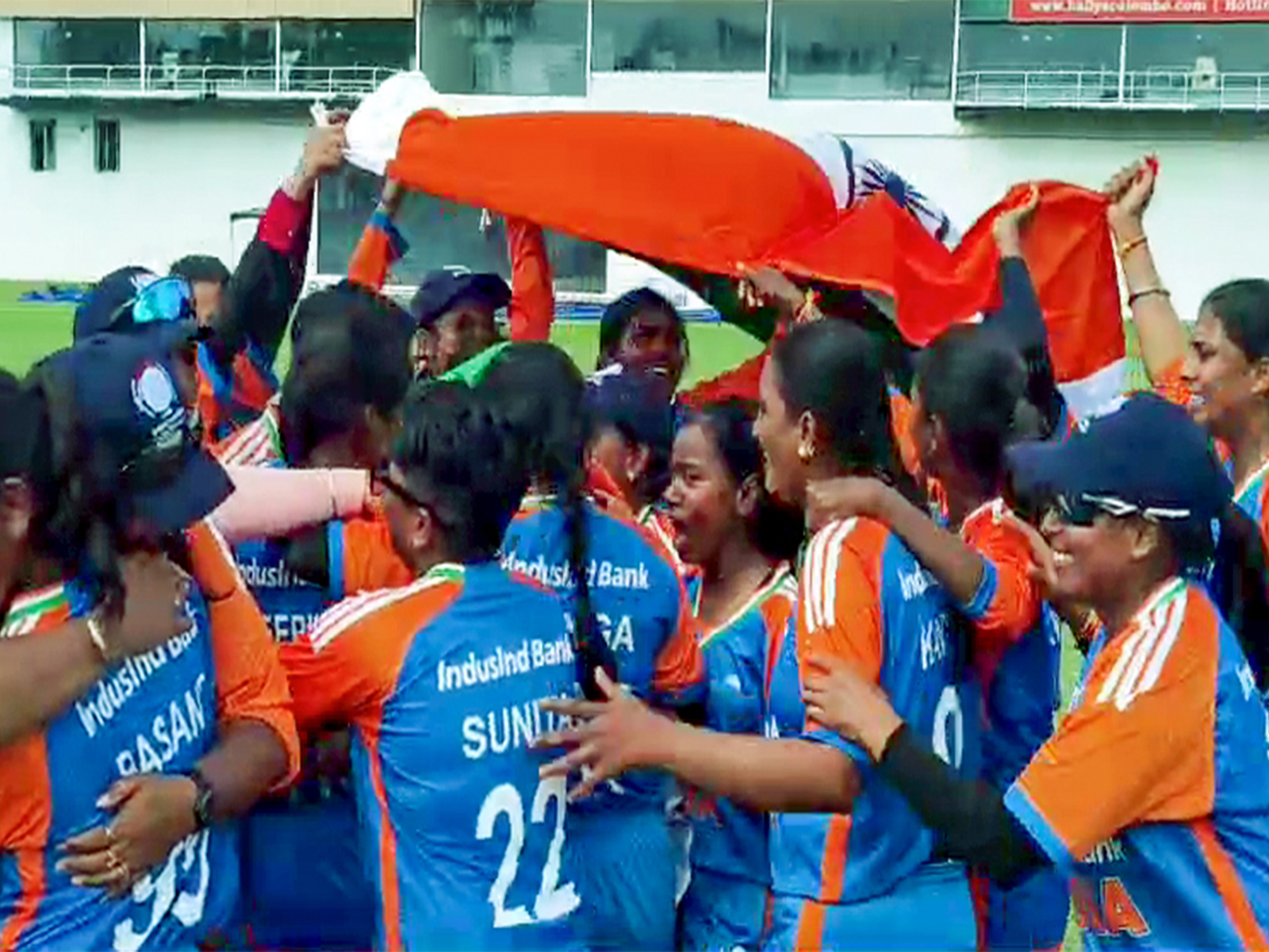 Indian blind women's team (Photo: ANI)