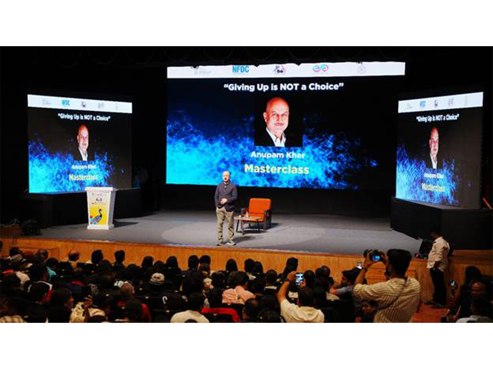 Anupam Kher (Photo/IFFI)