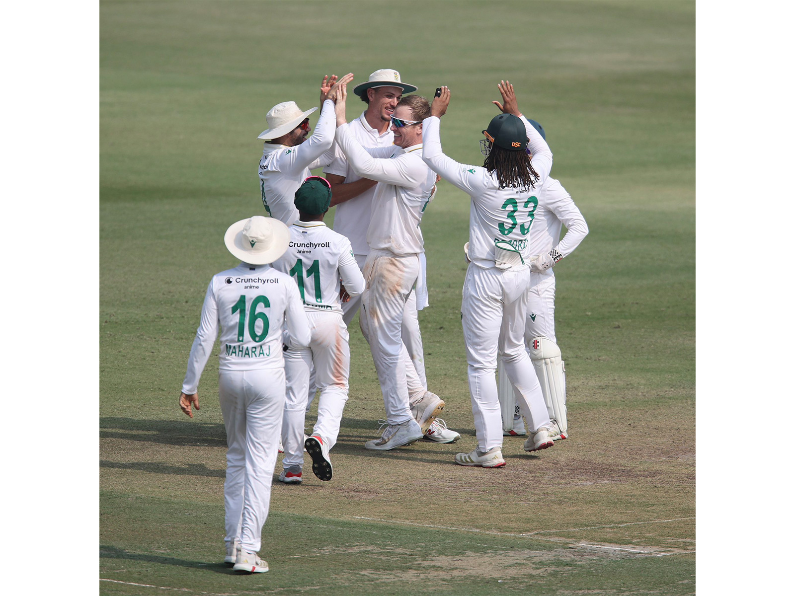 SA team celebrating. (Photo: @ProteasMenCSA X)