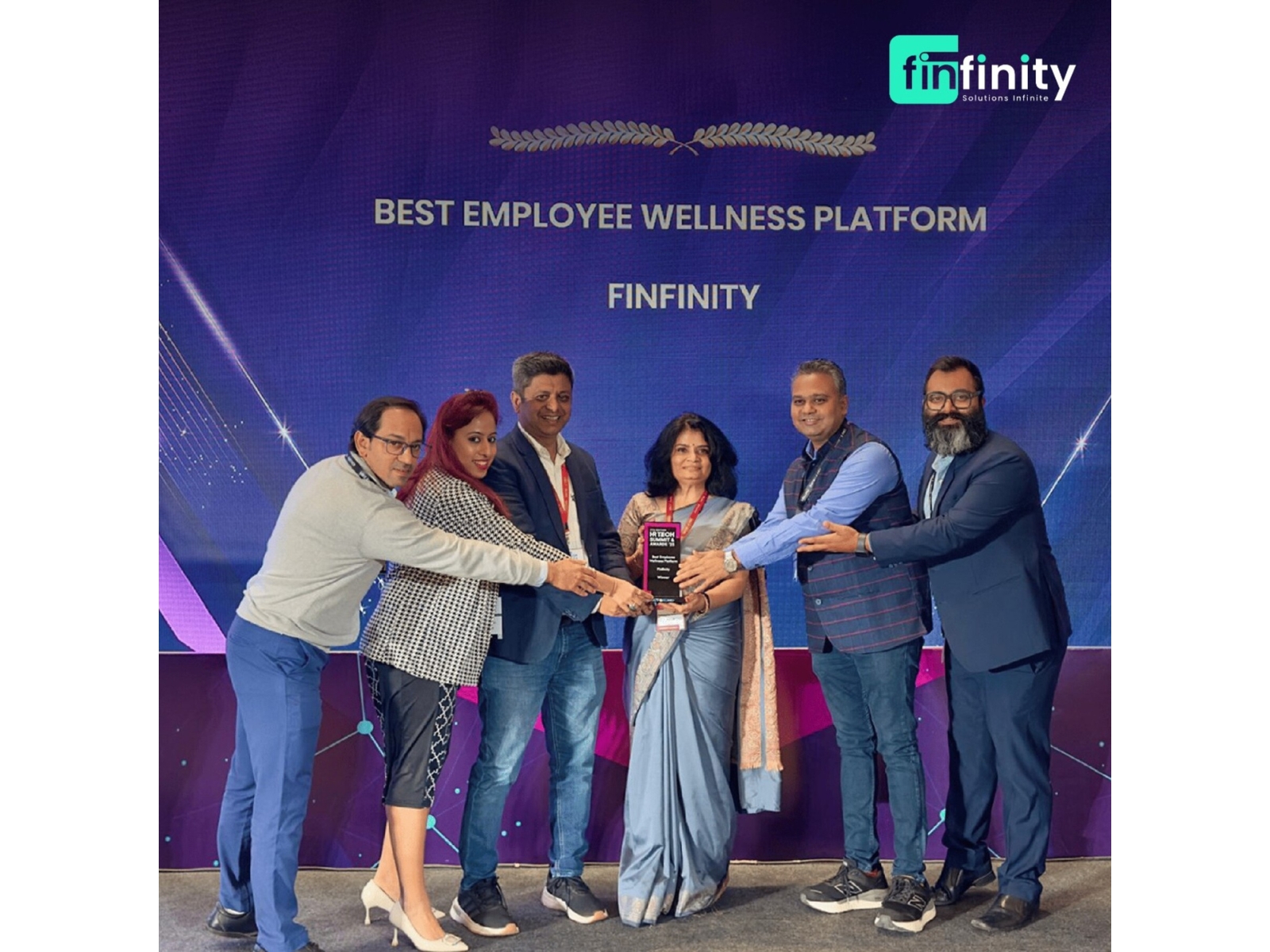 Finfinity Triumphs as Best Employee Wellness Platform at the HR Tech Summit 2025, Pune