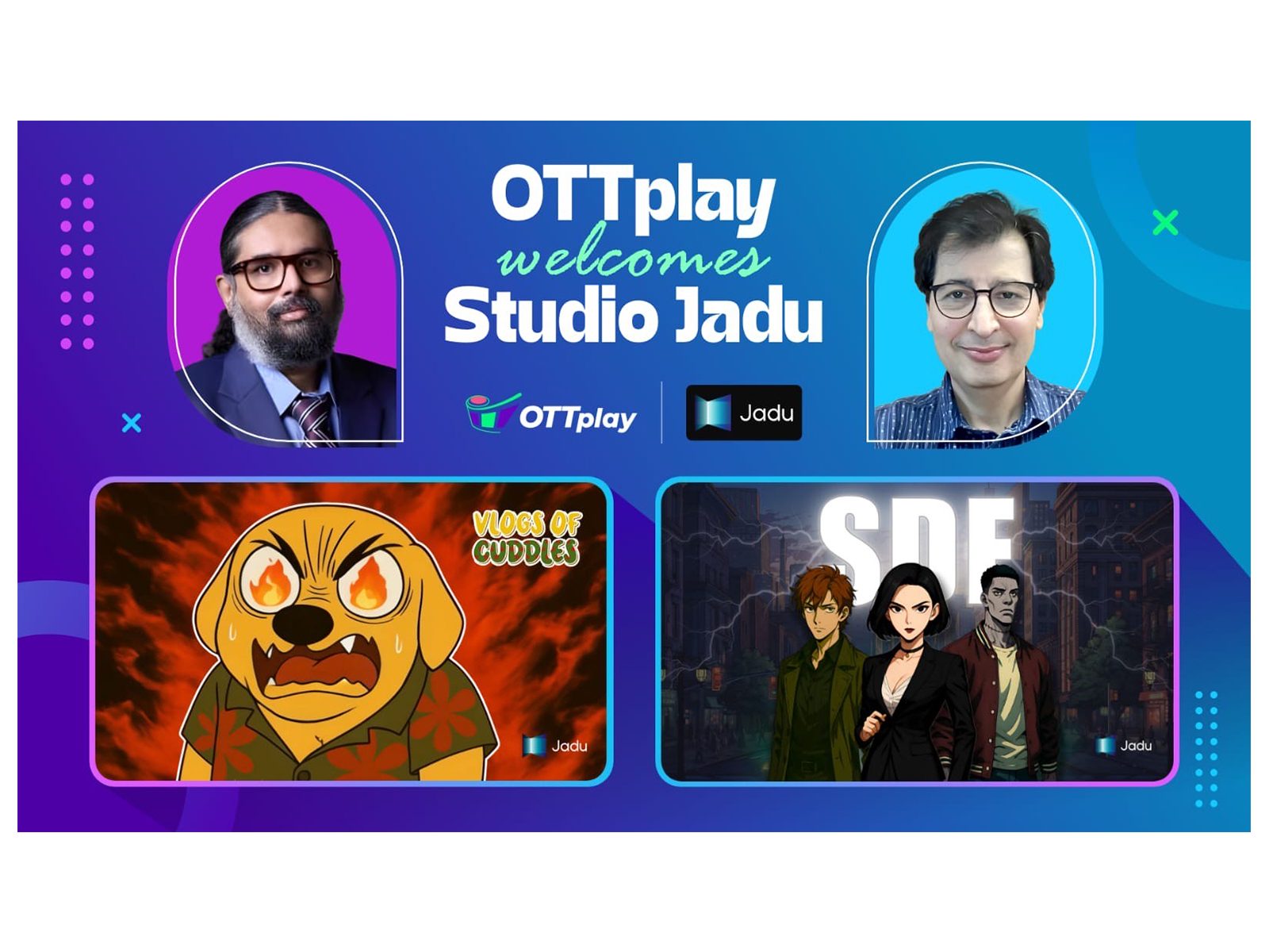 The collaboration brings Studio Jadu's next-generation animated content to OTTplay's discovery-driven ecosystem
